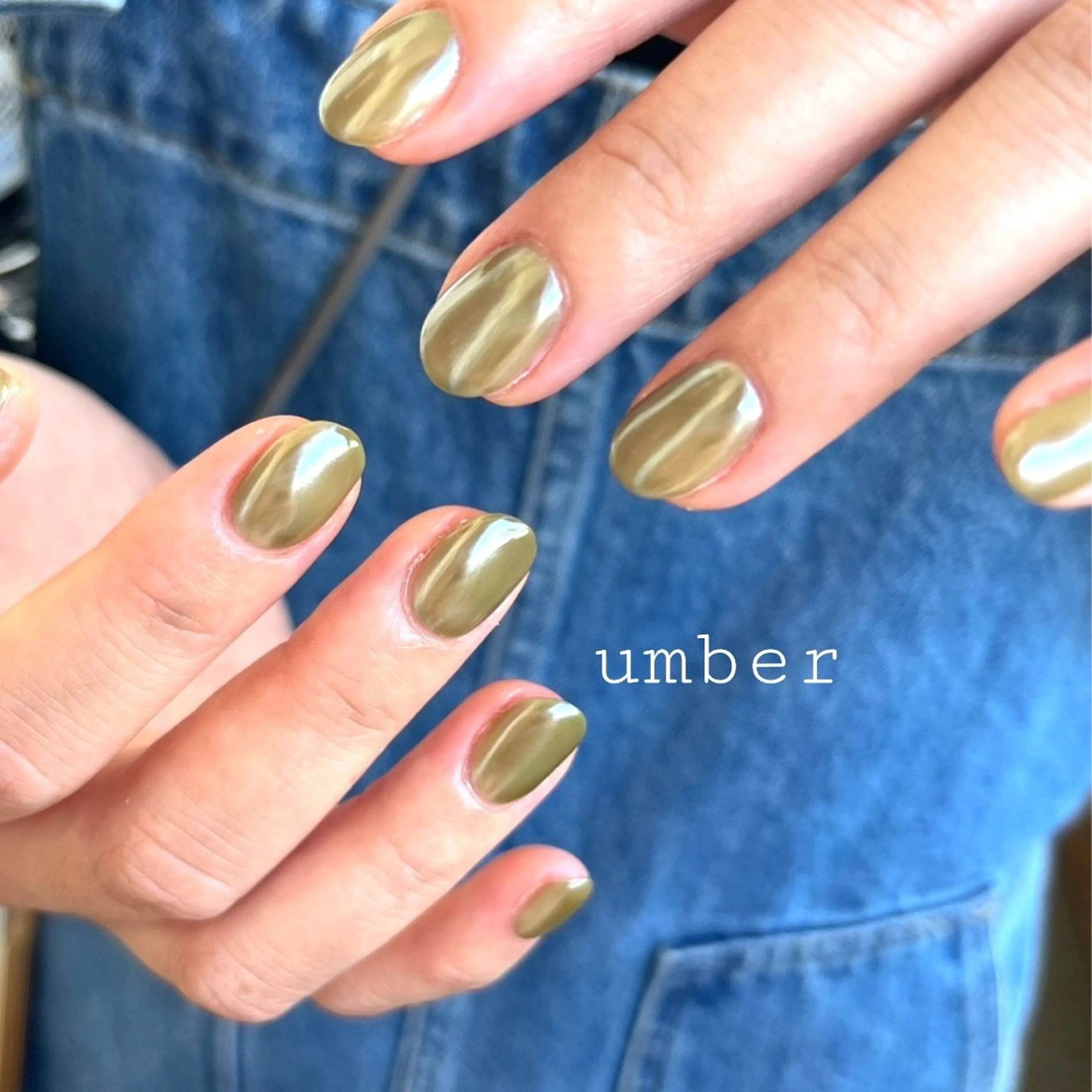 ネイル ハンドネイル umber 三茶1分のネイルデザイン