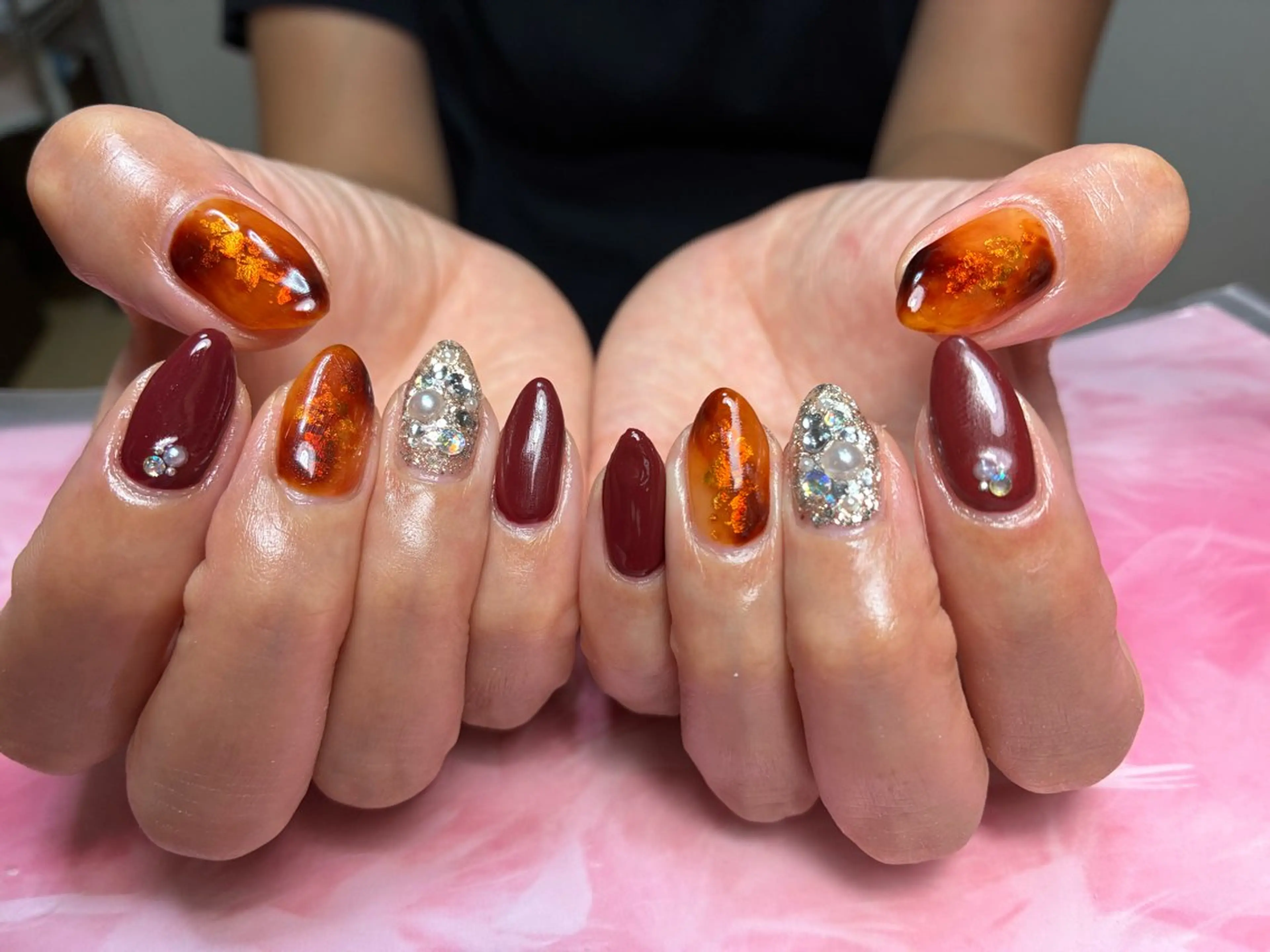 ミディアム ハンドネイル hs nail salonのネイルデザイン