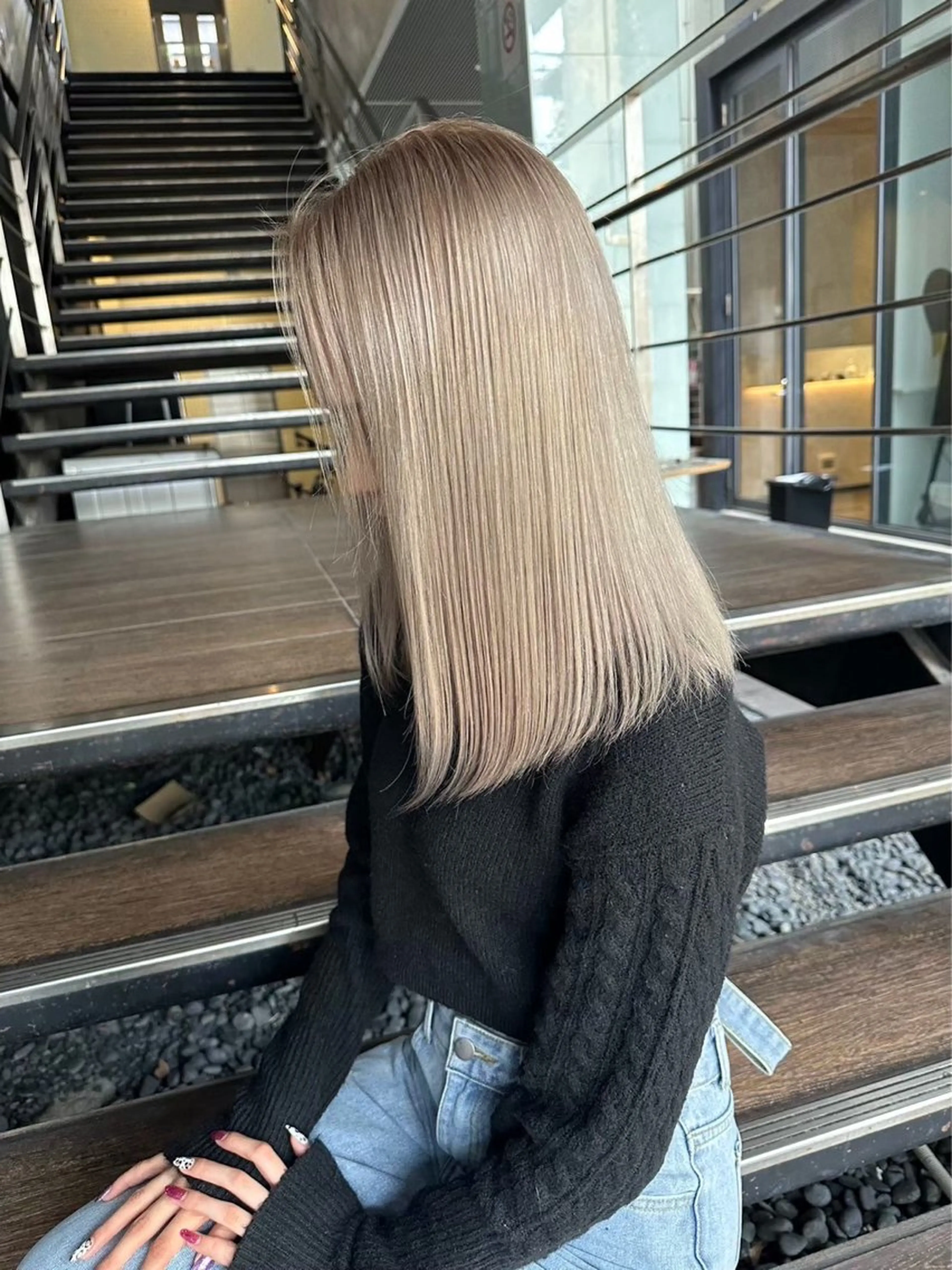 リタッチ✨️＋カラー🌈＋TOKIO4stepトリートメント🫧🪽(ケアブリーチ＋¥2.000)の写真