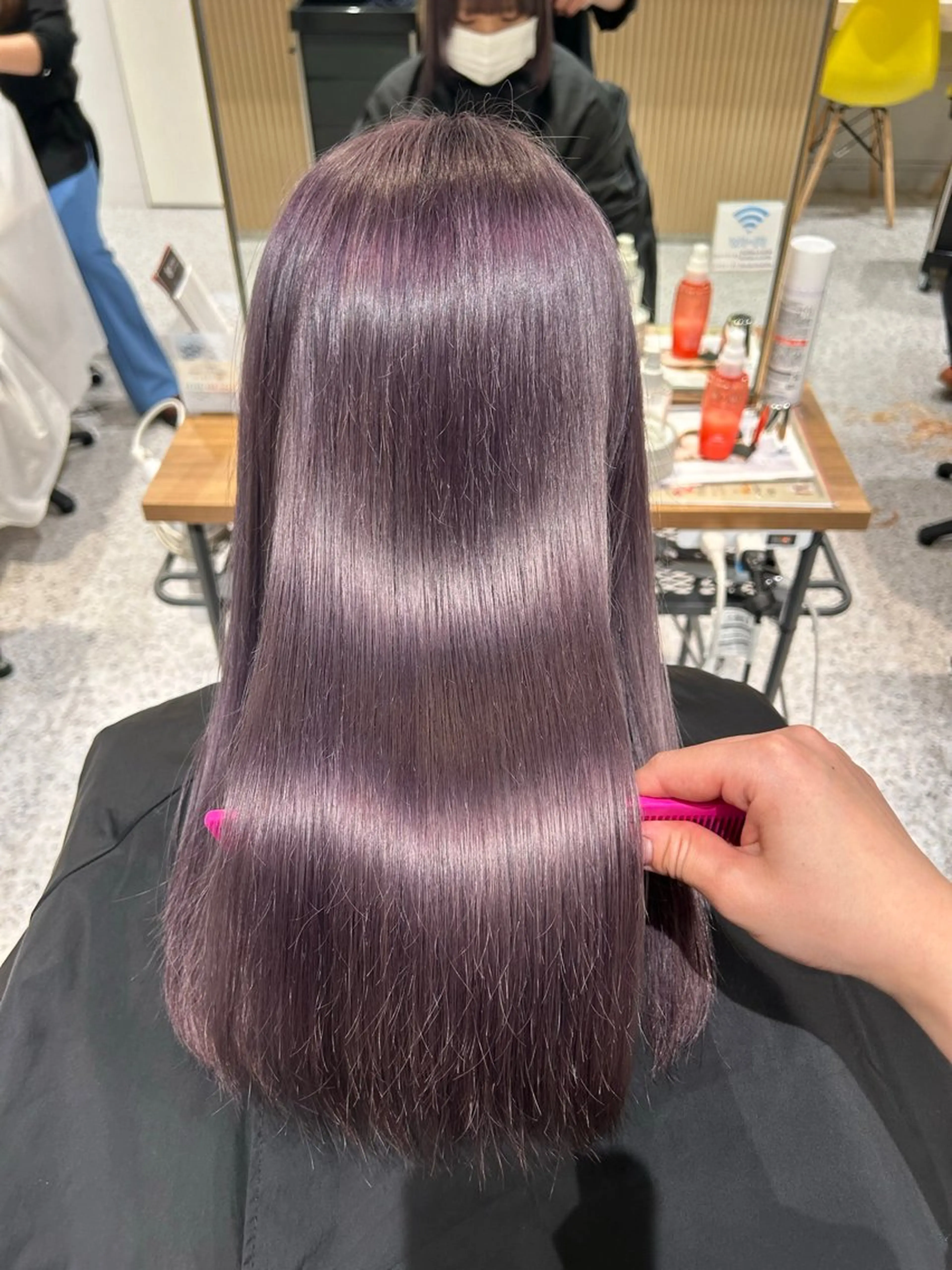 ロング ケアカラー トリートメント hair&eye🎀 /momoKaのマツエク・マツパデザイン