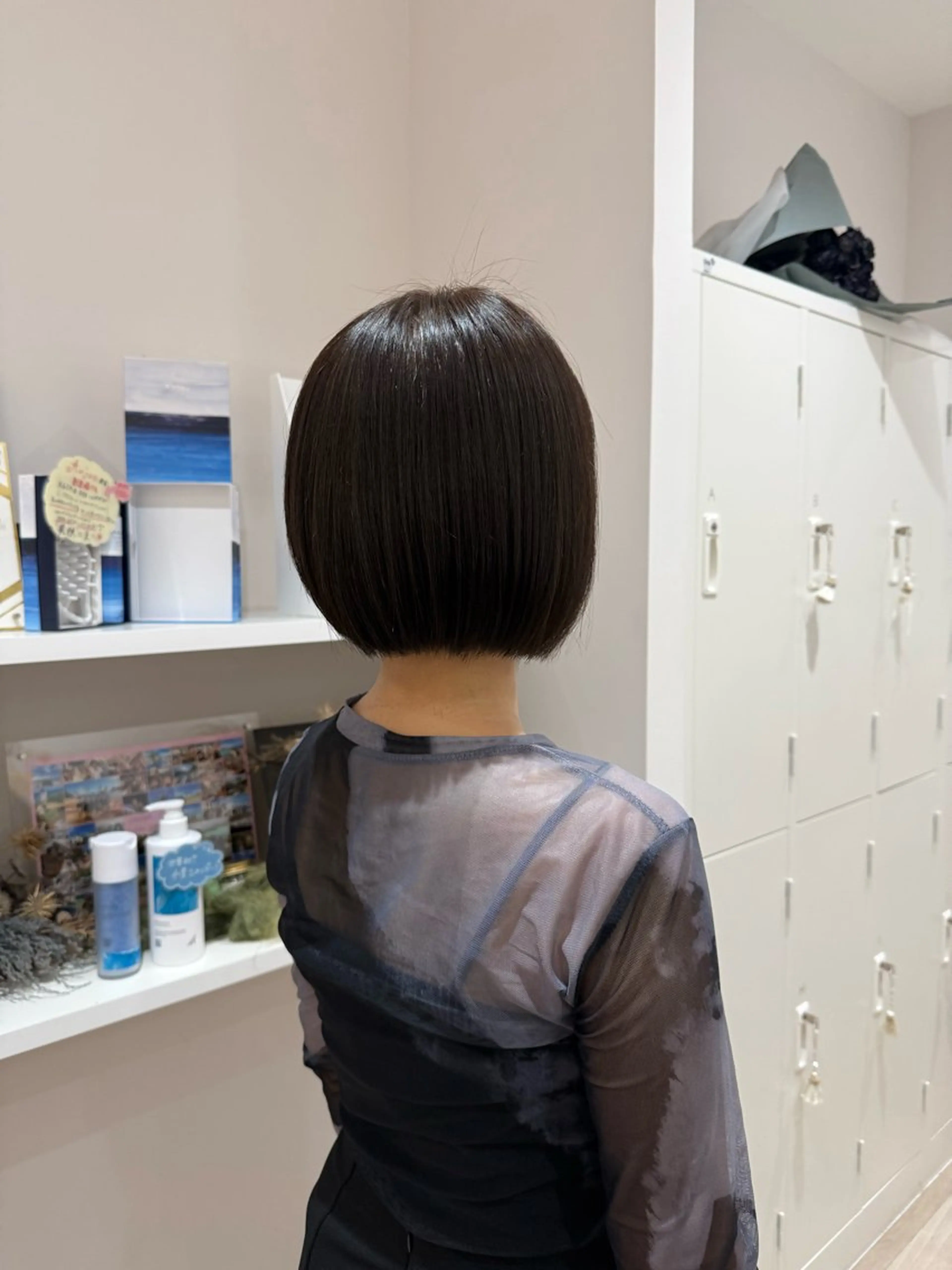 ショート カラー カット ヘアカラー RosierBlue 工藤のヘアスタイル