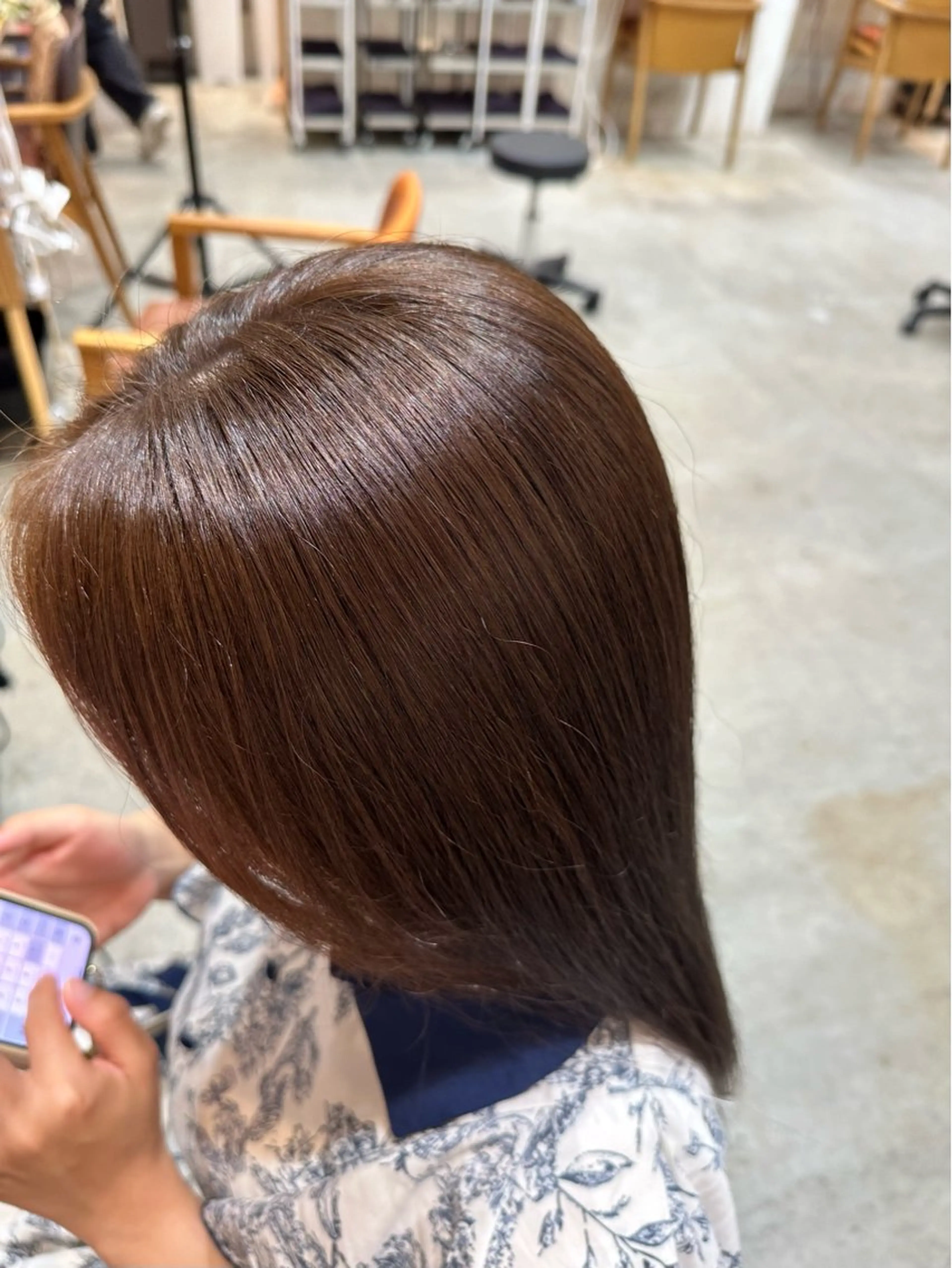 カラー ヘアカラー トリートメント 艶カラー/美髪/ 【lyann】ゆきののヘアスタイル