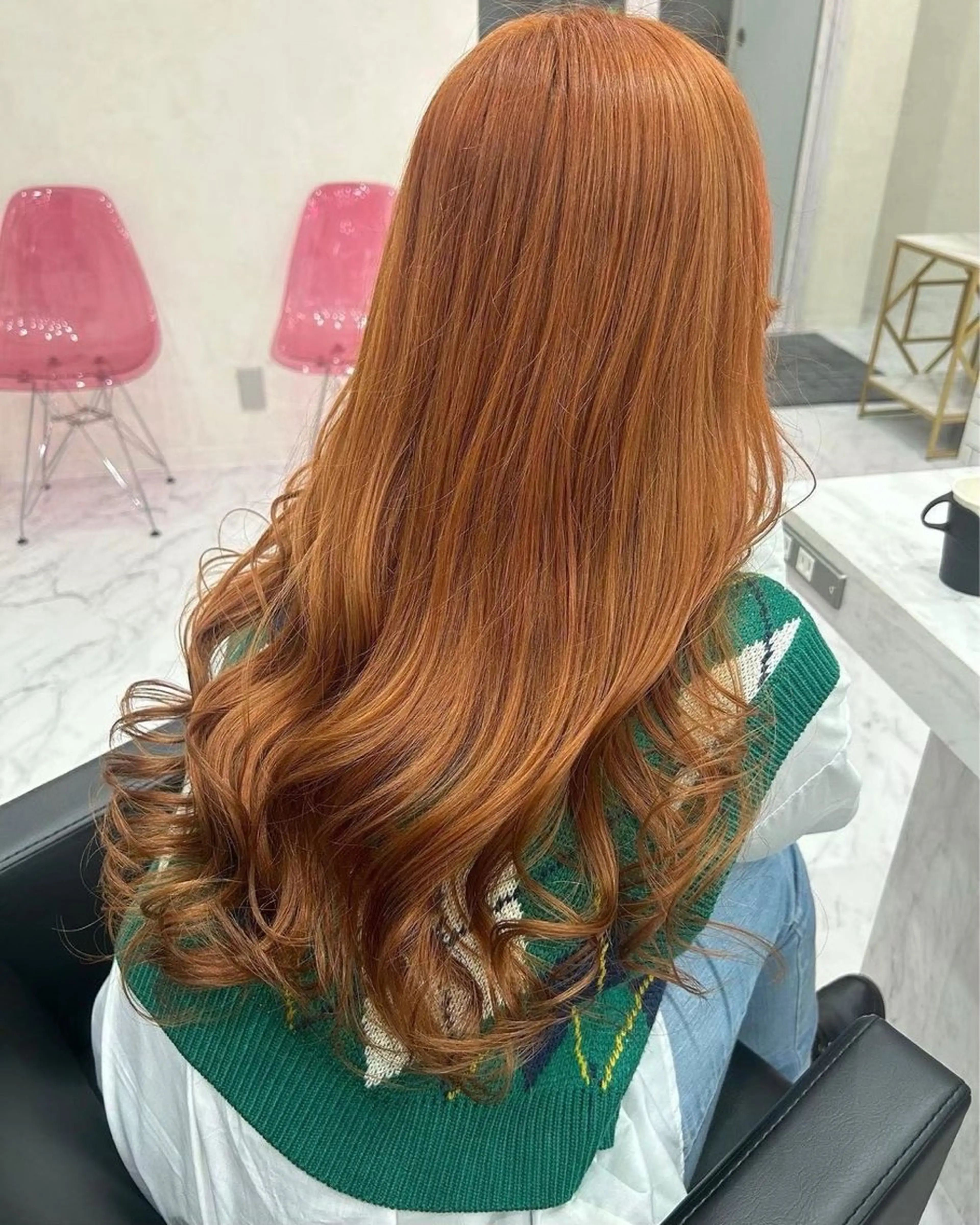 ロング カラー ブリーチカラー🐭♡ moeのヘアスタイル