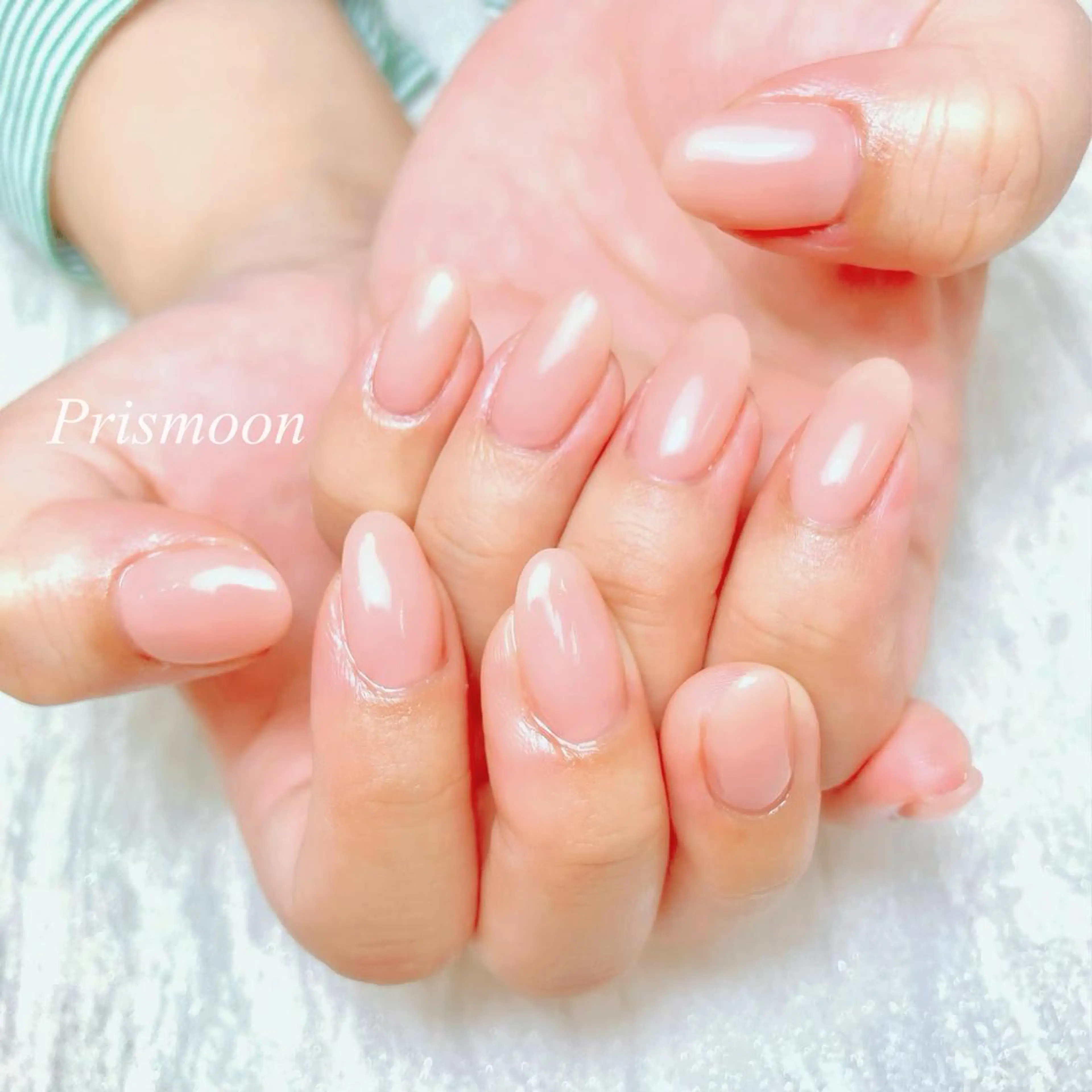 ネイル オフィスネイル ワンカラーネイル ハンドネイル Prismoon  Nail所属・Prismoon Nailのネイルデザイン