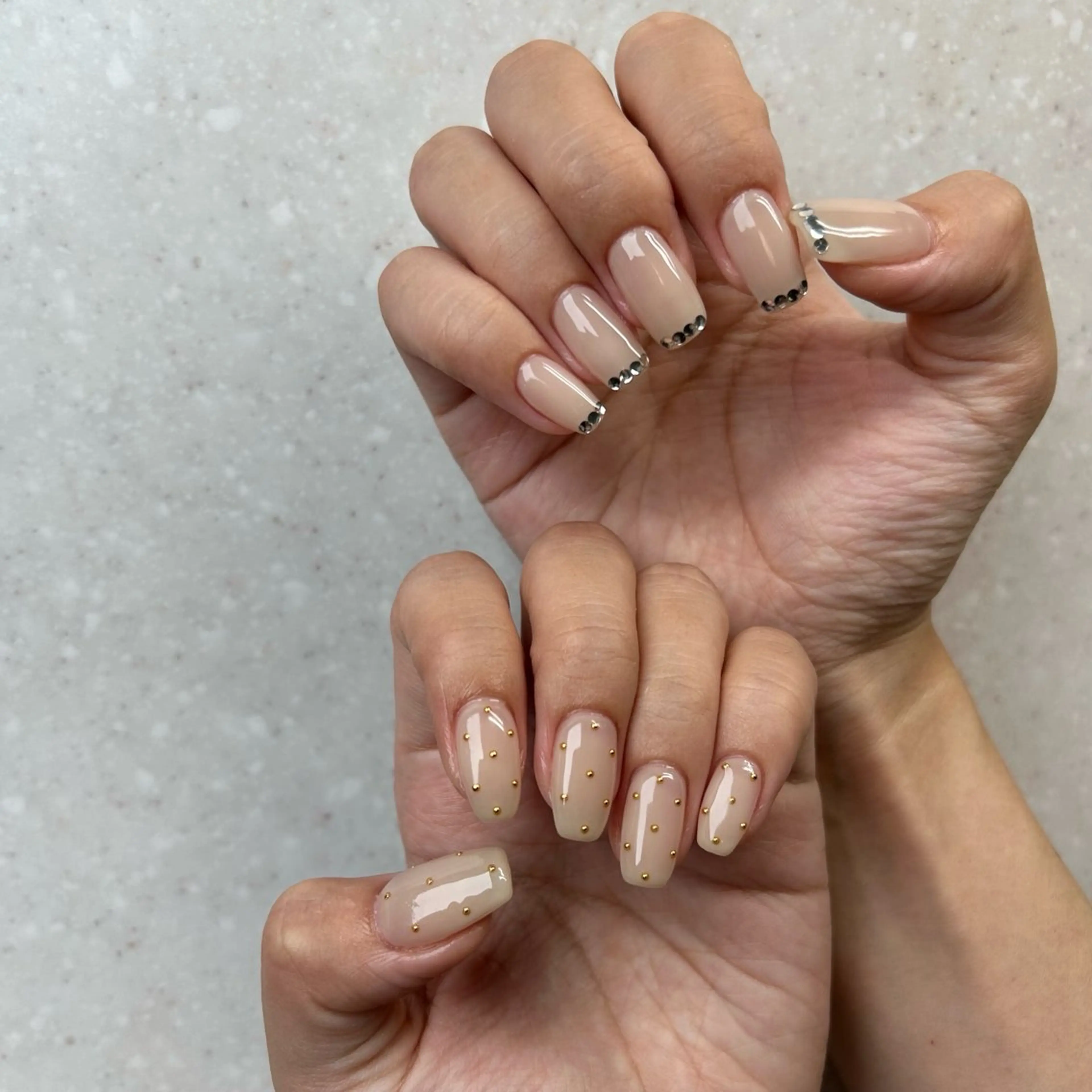 ネイル ニュアンスネイル シンプルネイル ハンドネイル REVIA nailのネイルデザイン