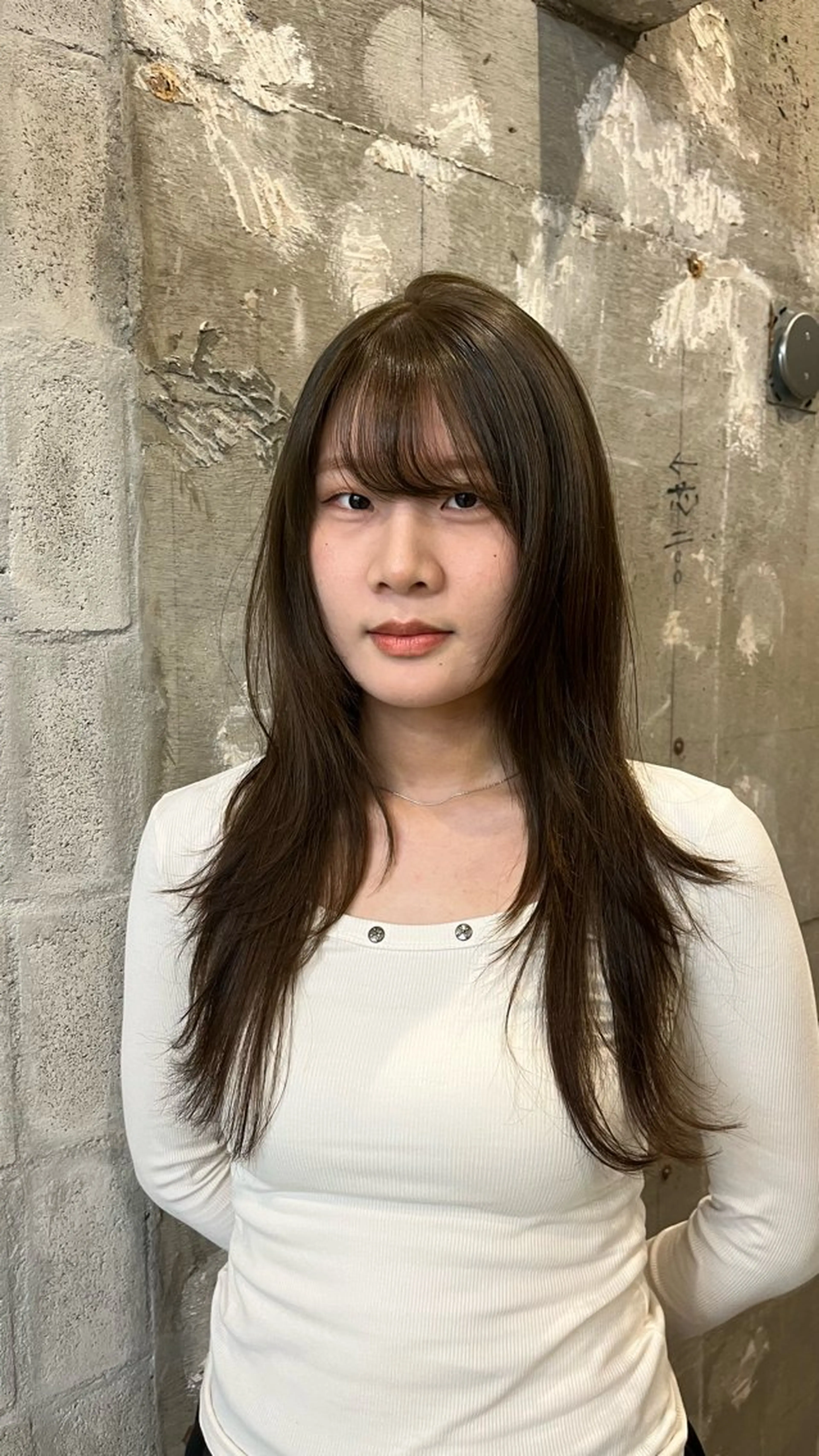 ロング カット ヘアカラー riko／ SYS by fitのヘアスタイル