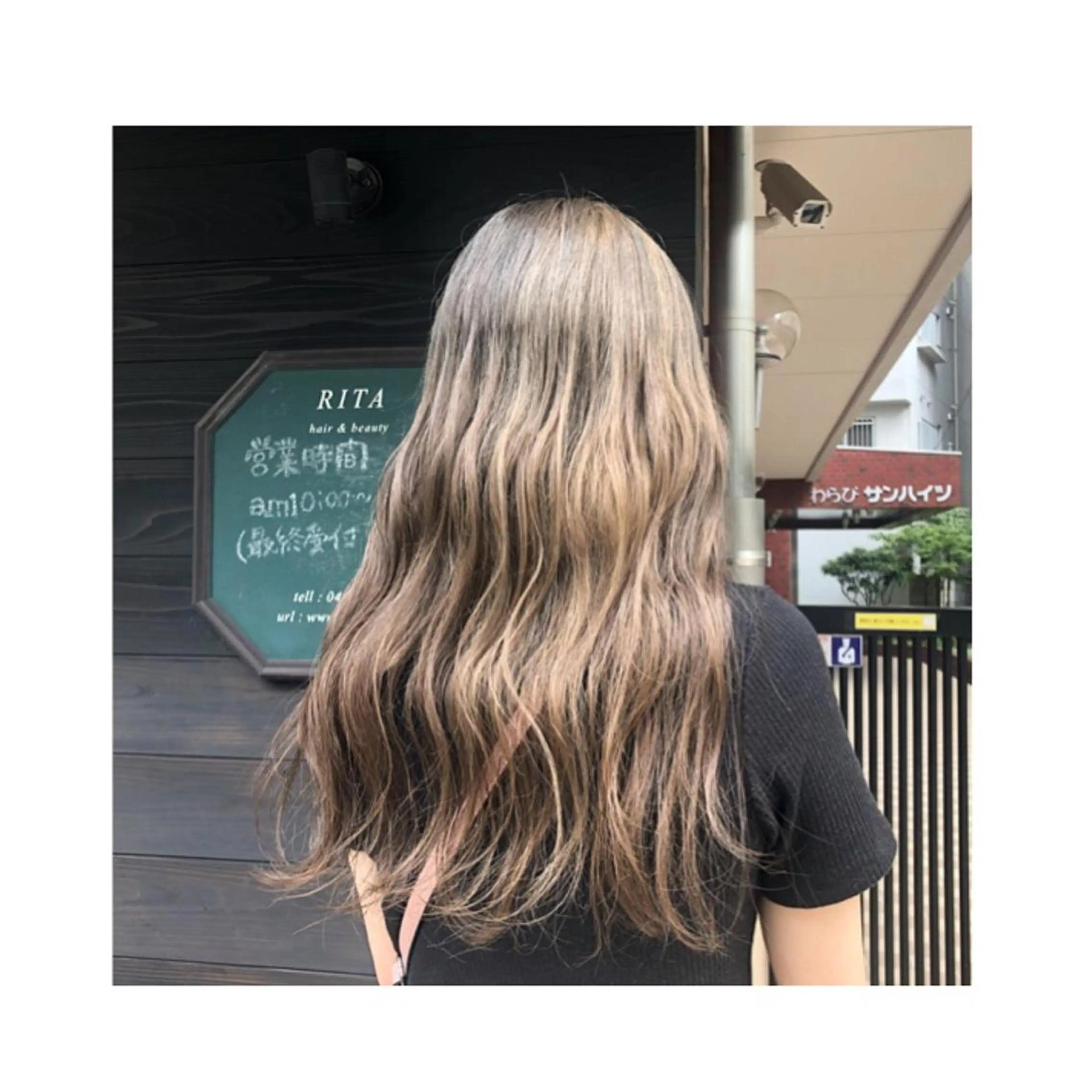 ロング ヘアカラー トリートメント ❁⃘ ち だ り さ ❁⃘のヘアスタイル