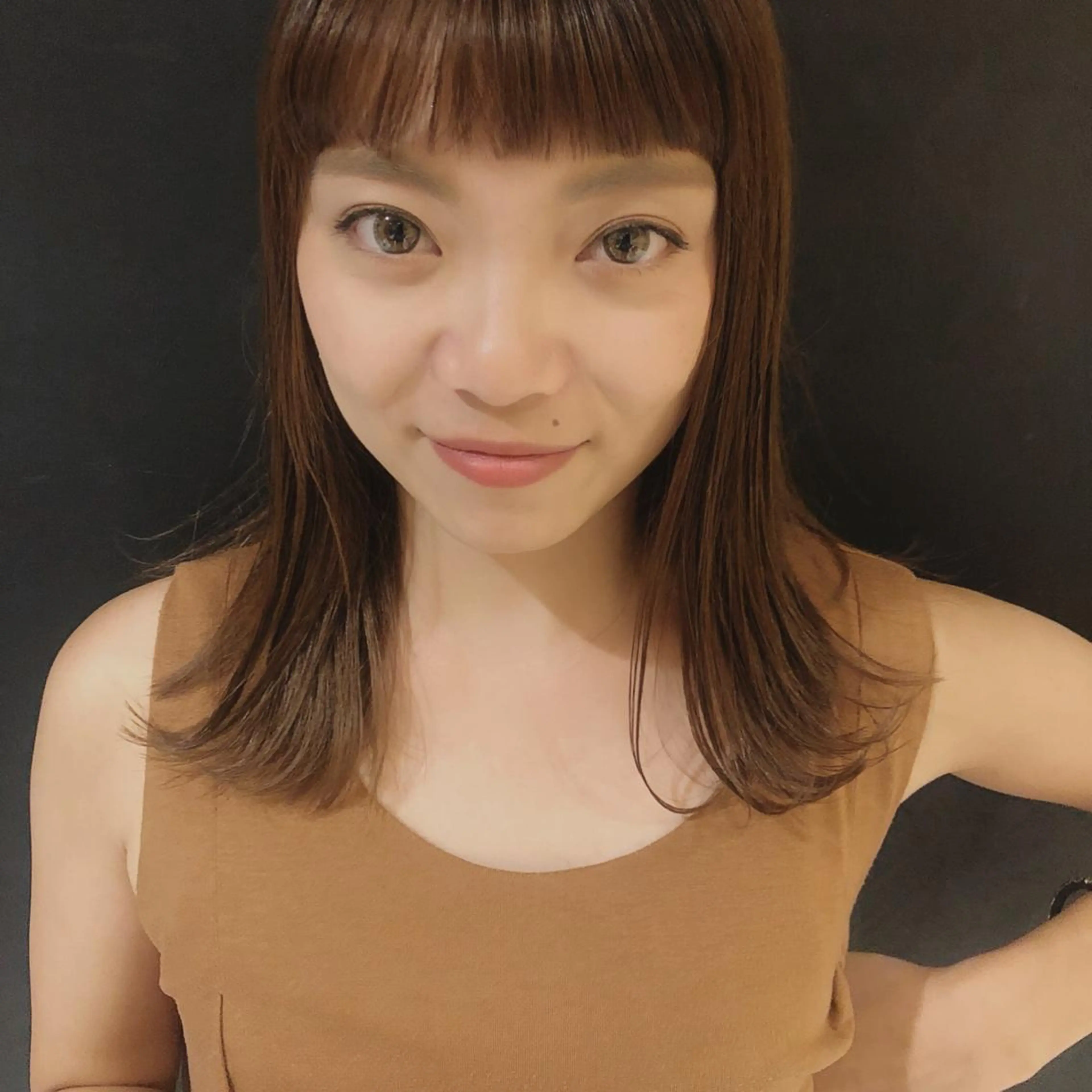 セミロング カラー パーマ カット ヘアカラー トリートメント ニシダヒカリ🌙 髪質改善×似合わせのヘアスタイル