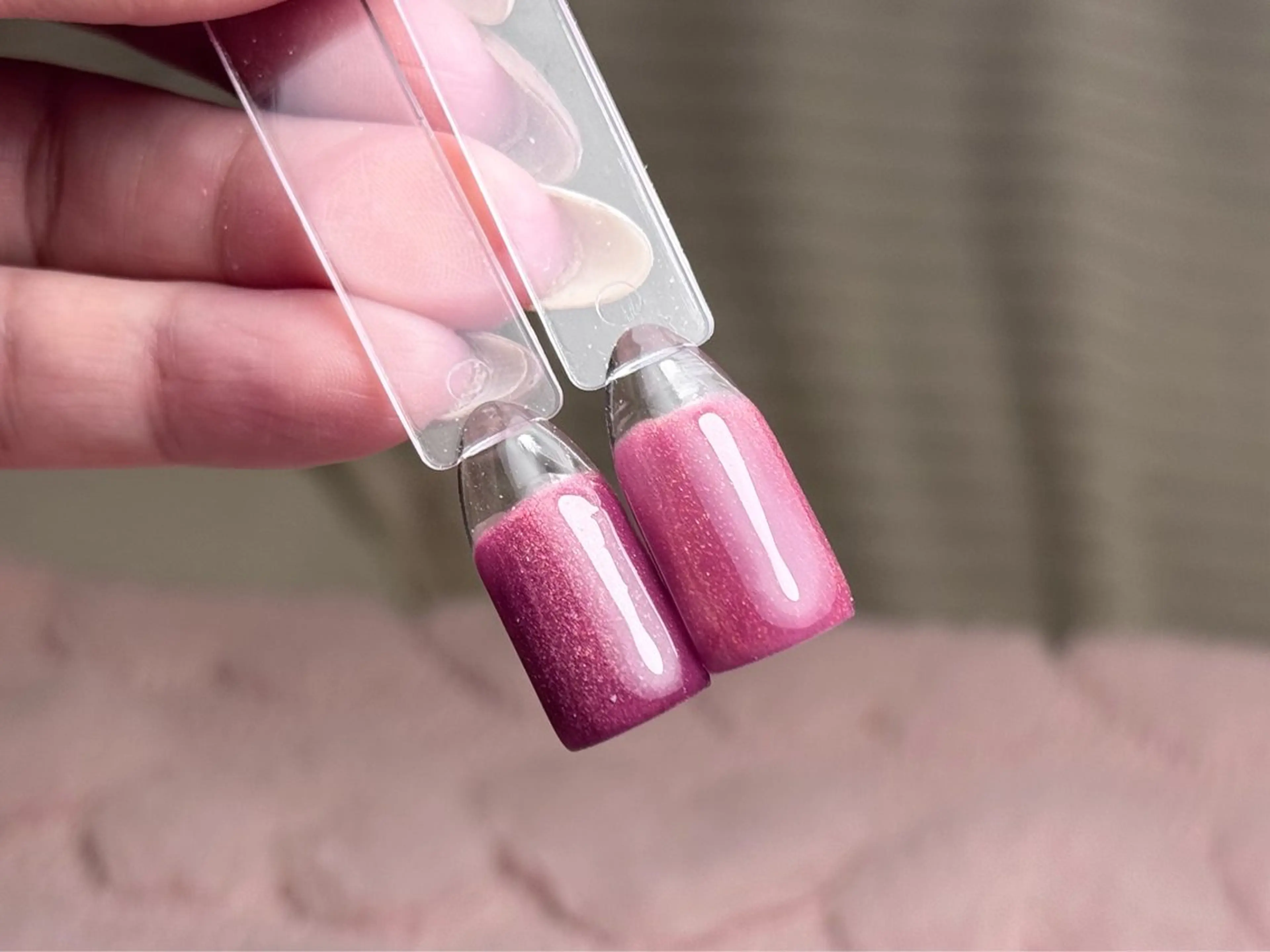 ネイル マグネットネイル ピンク LinoTino nailのネイルデザイン