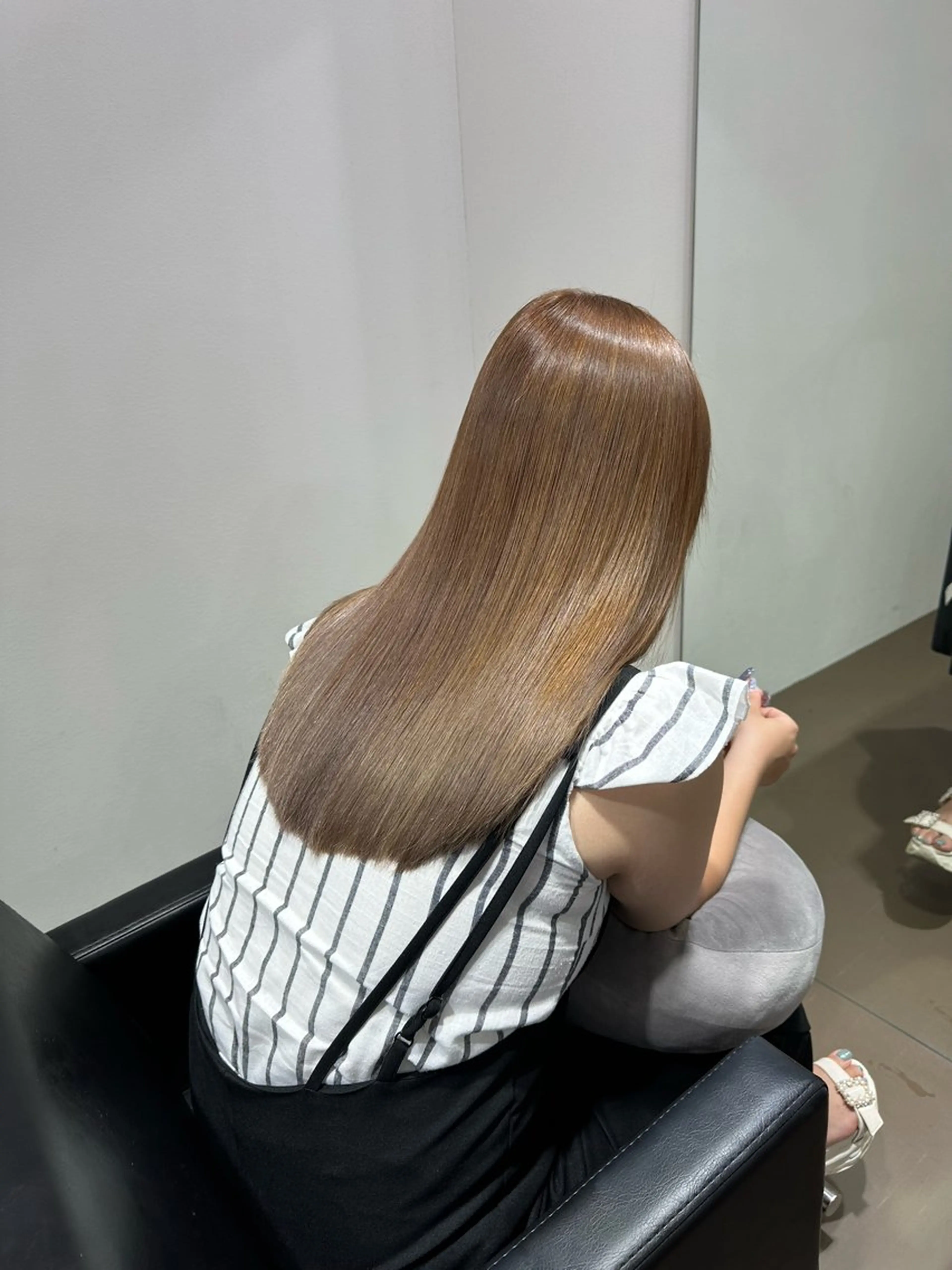 ミディアム カット ヘアカラー 縮毛矯正 トリートメント ✂︎透明感カラー特化 /日和優真✂︎のヘアスタイル