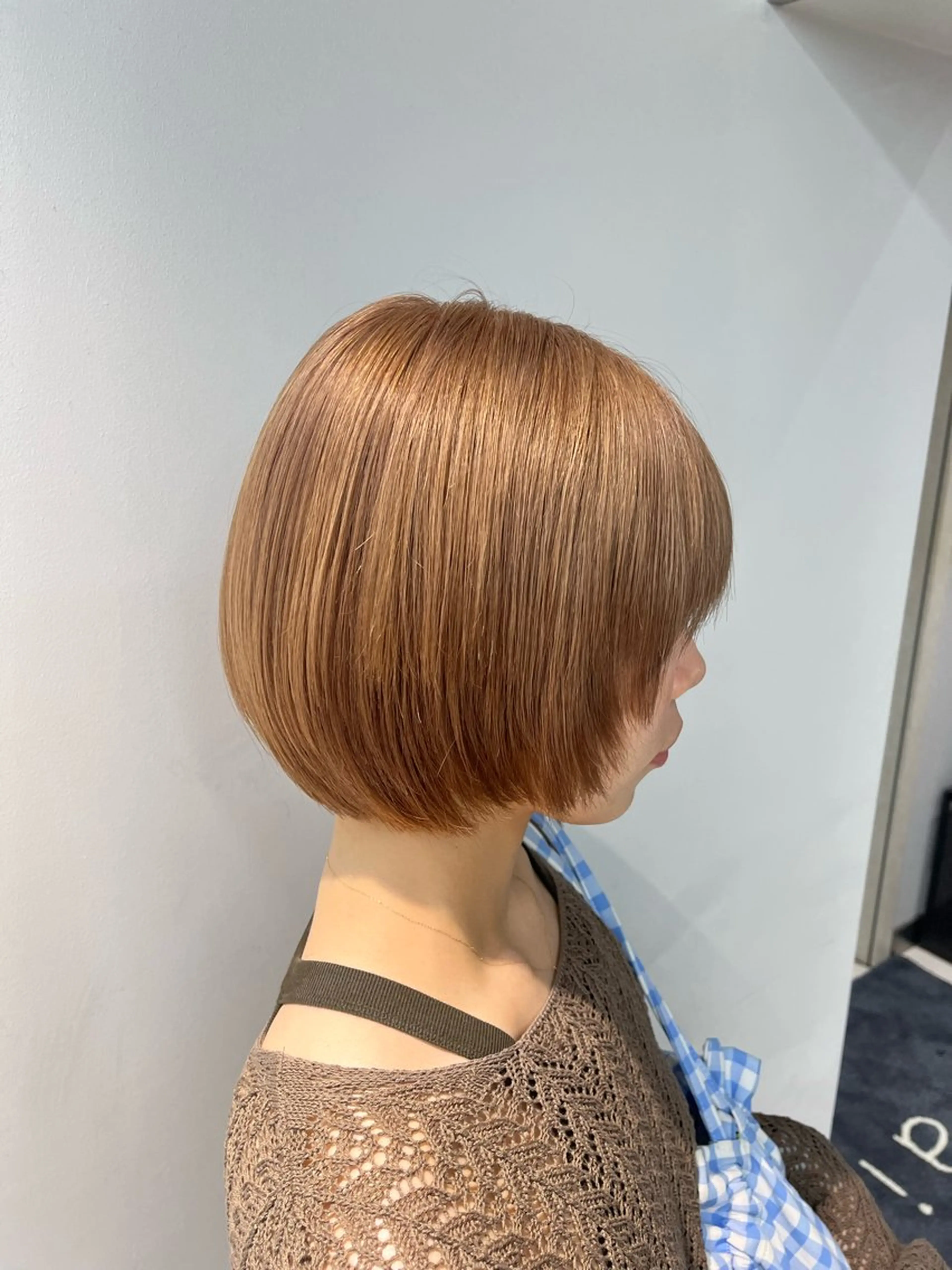 ショート ヘアカラー トリートメント 💫ハイトーンボブ/ HARU💫のヘアスタイル