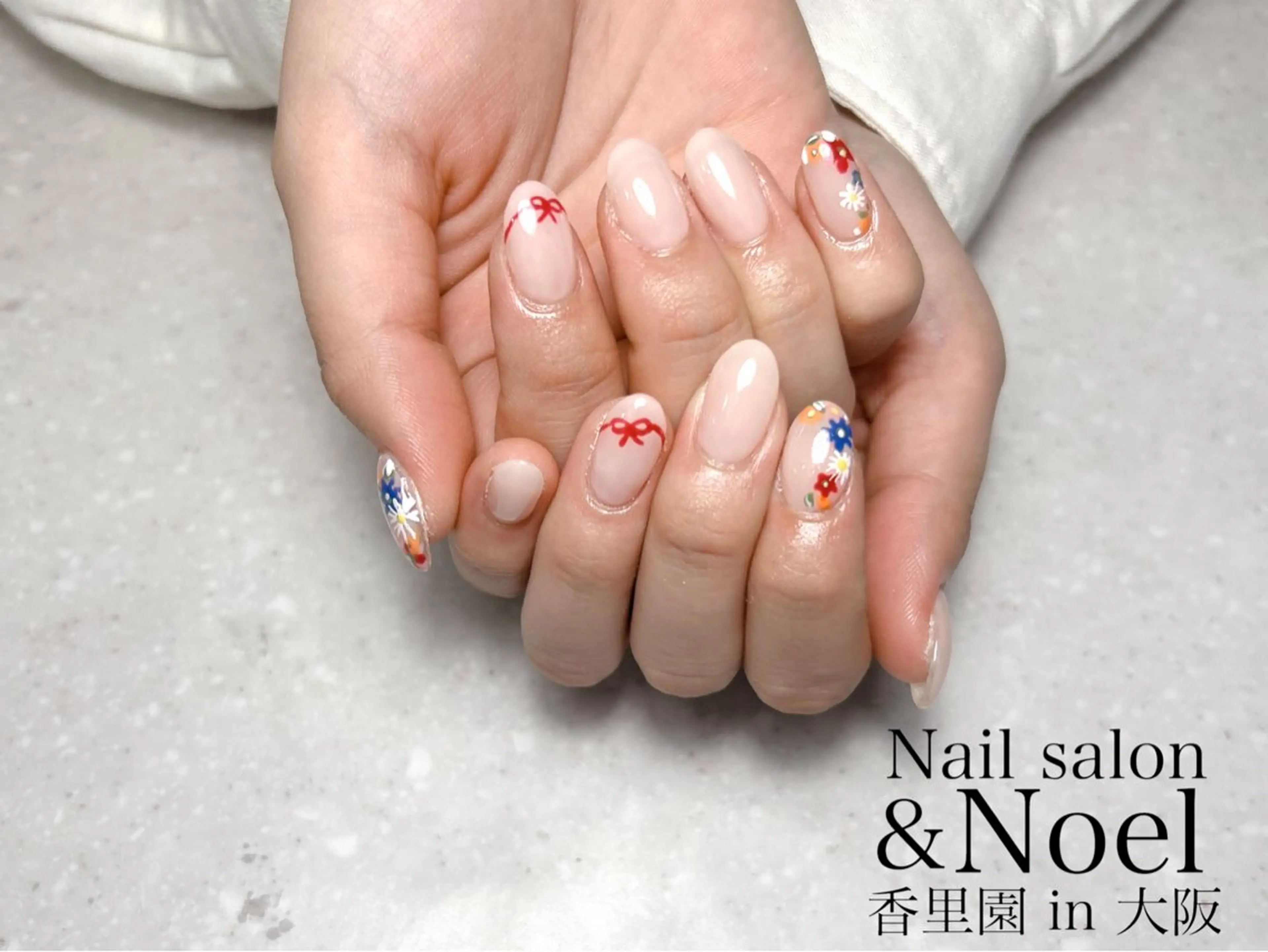 ネイル ハンドネイル Nailsalon  &Noel所属・もも 🍑のネイルデザイン