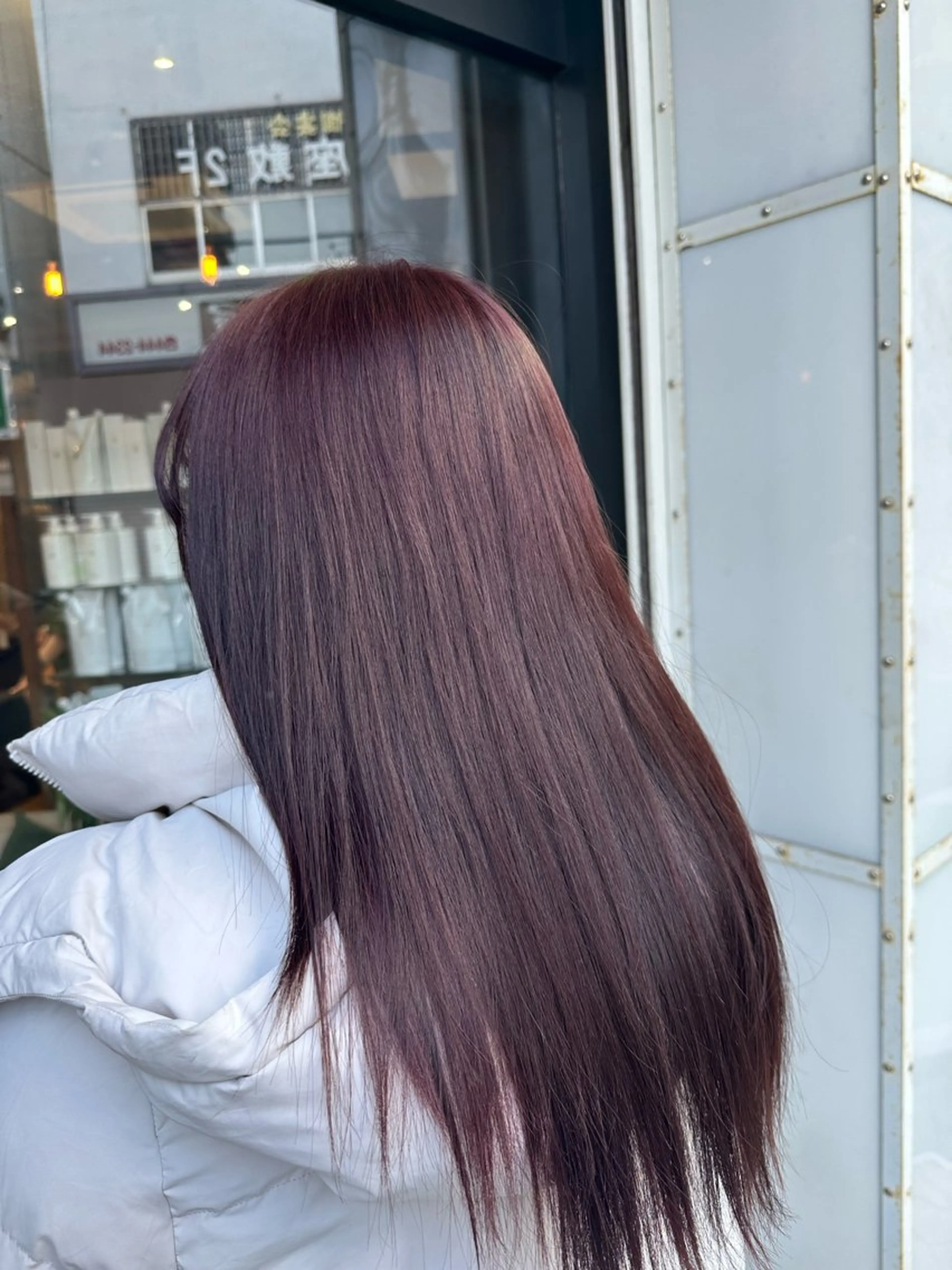 ロング カラー ヘアカラー トリートメント いまじゅく あおいのヘアスタイル
