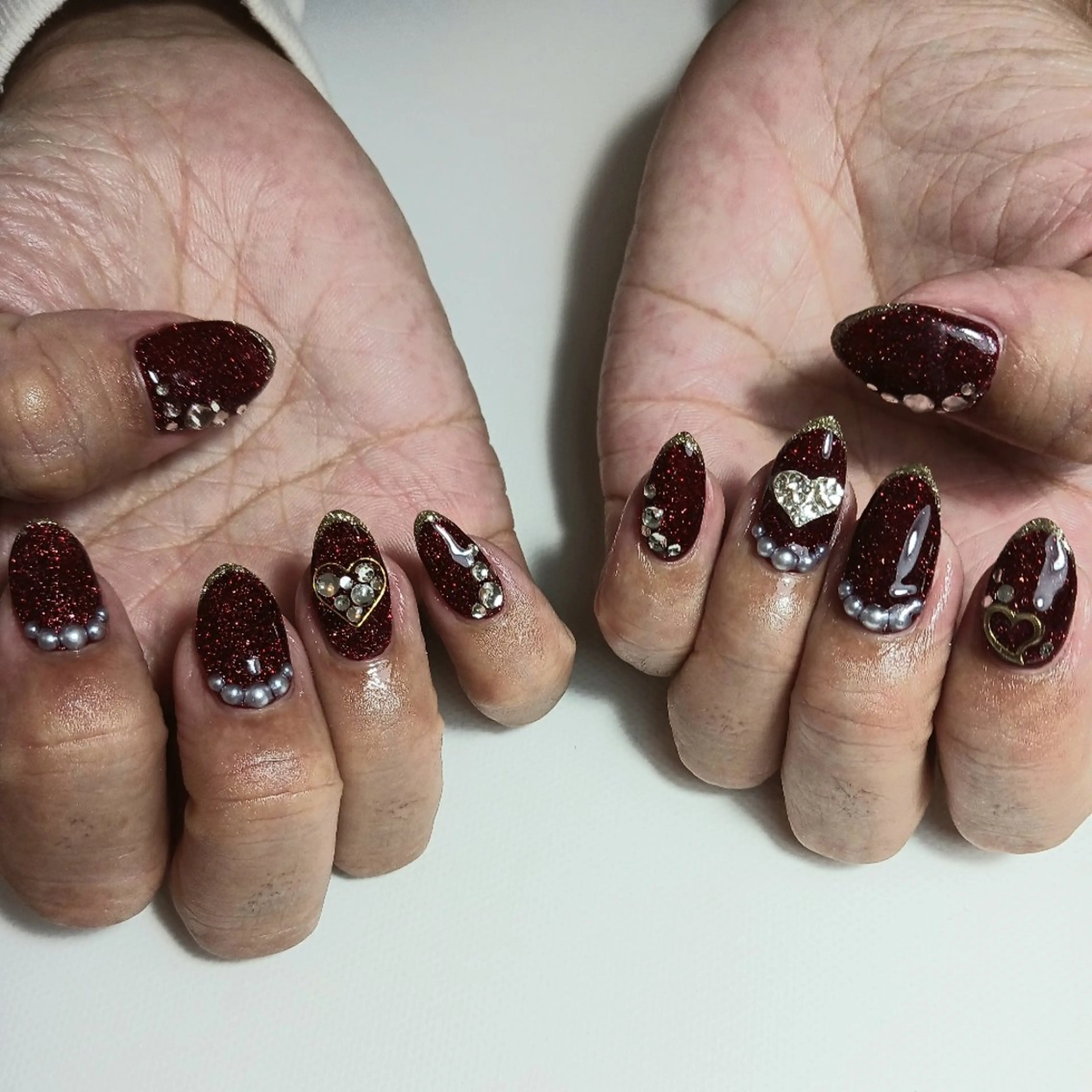 ネイル フラッシュネイル フレンチネイル ジェルネイル 持ち込み 冬ネイル ハンドネイル owlnail /持込みデザイン専門のネイルデザイン