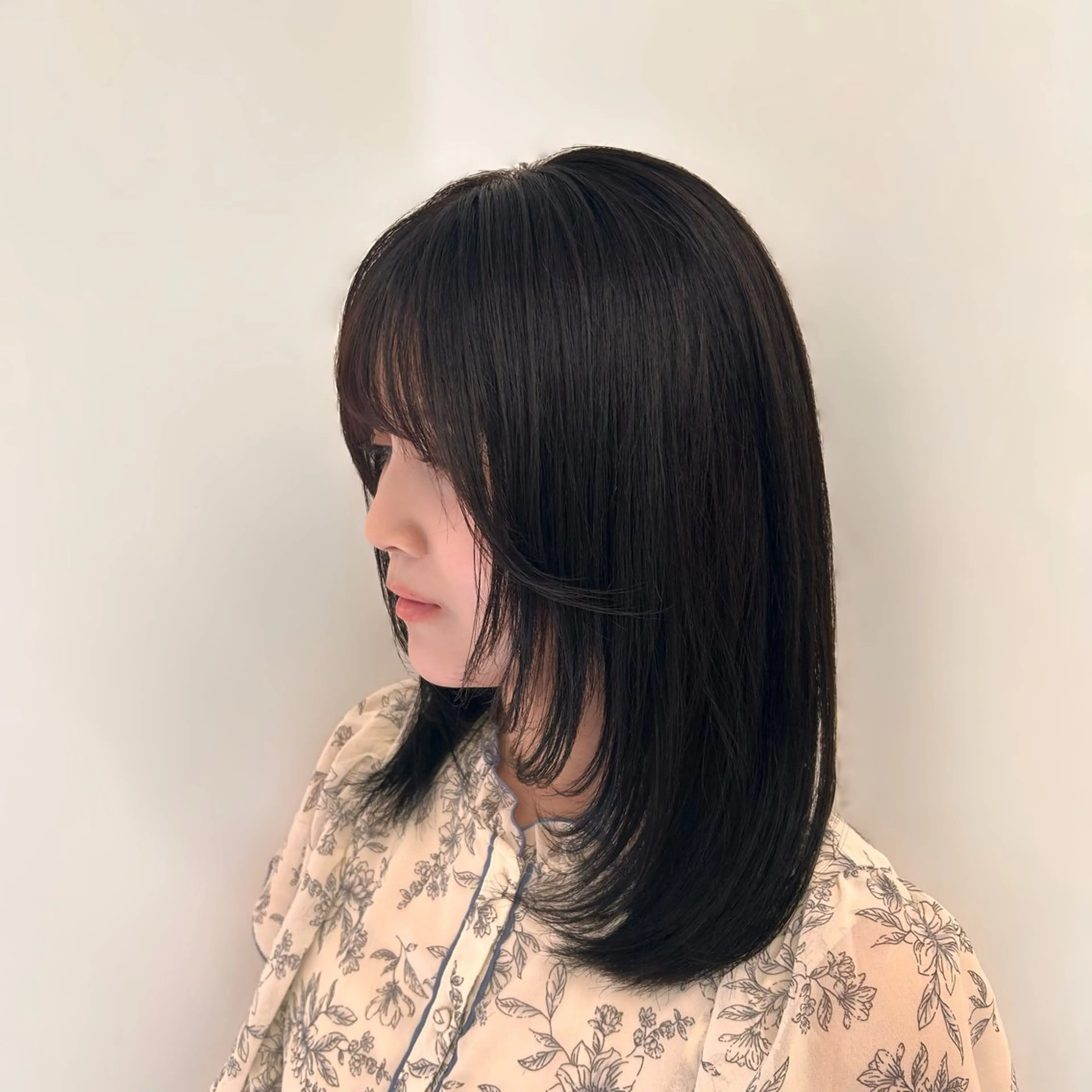 セミロング カラー カット ヘアカラー 【モデル募集中】りの ルネ北千住店のヘアスタイル