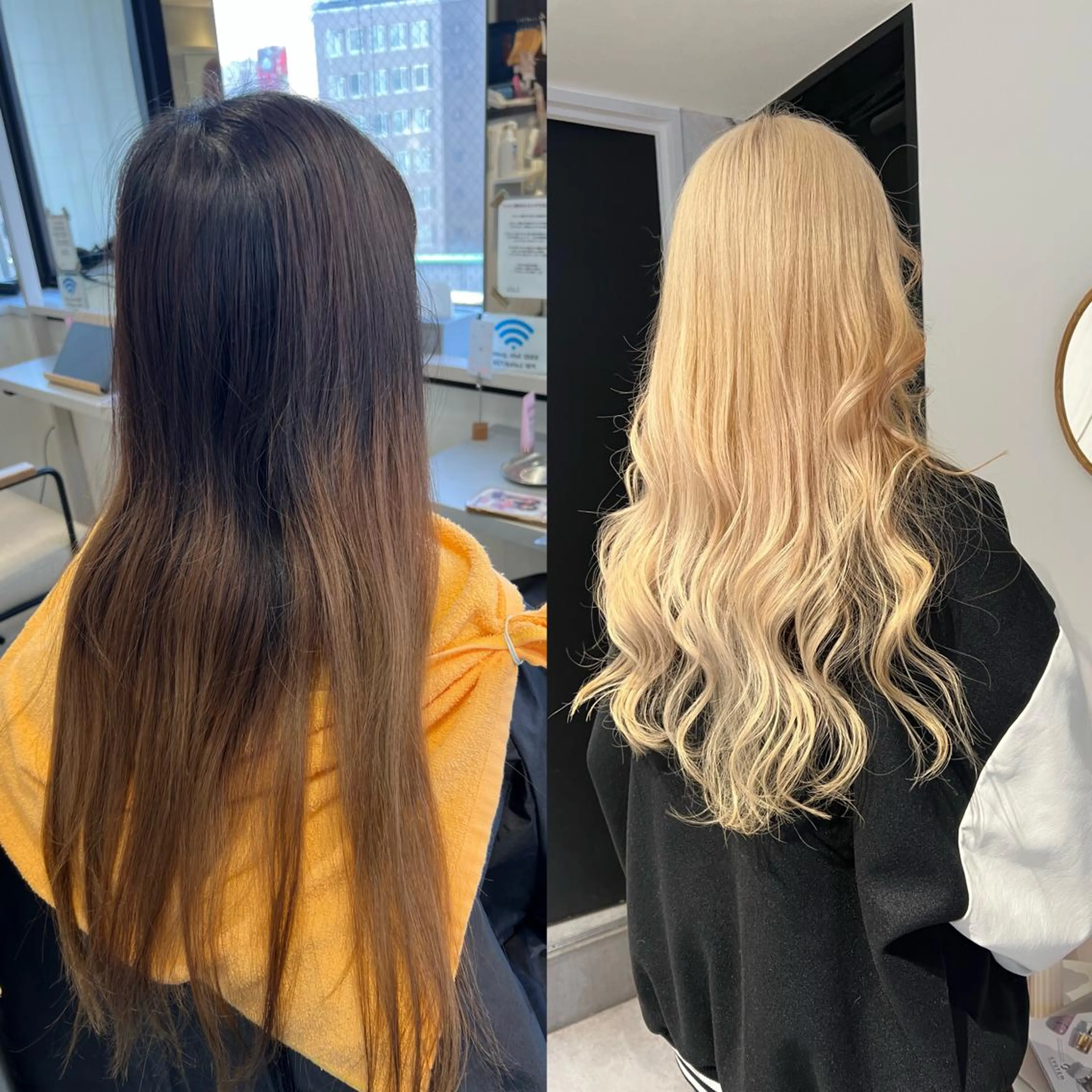 ミディアム ヘアカラー トリートメント 複雑履歴、デザイン 特化momoのヘアスタイル