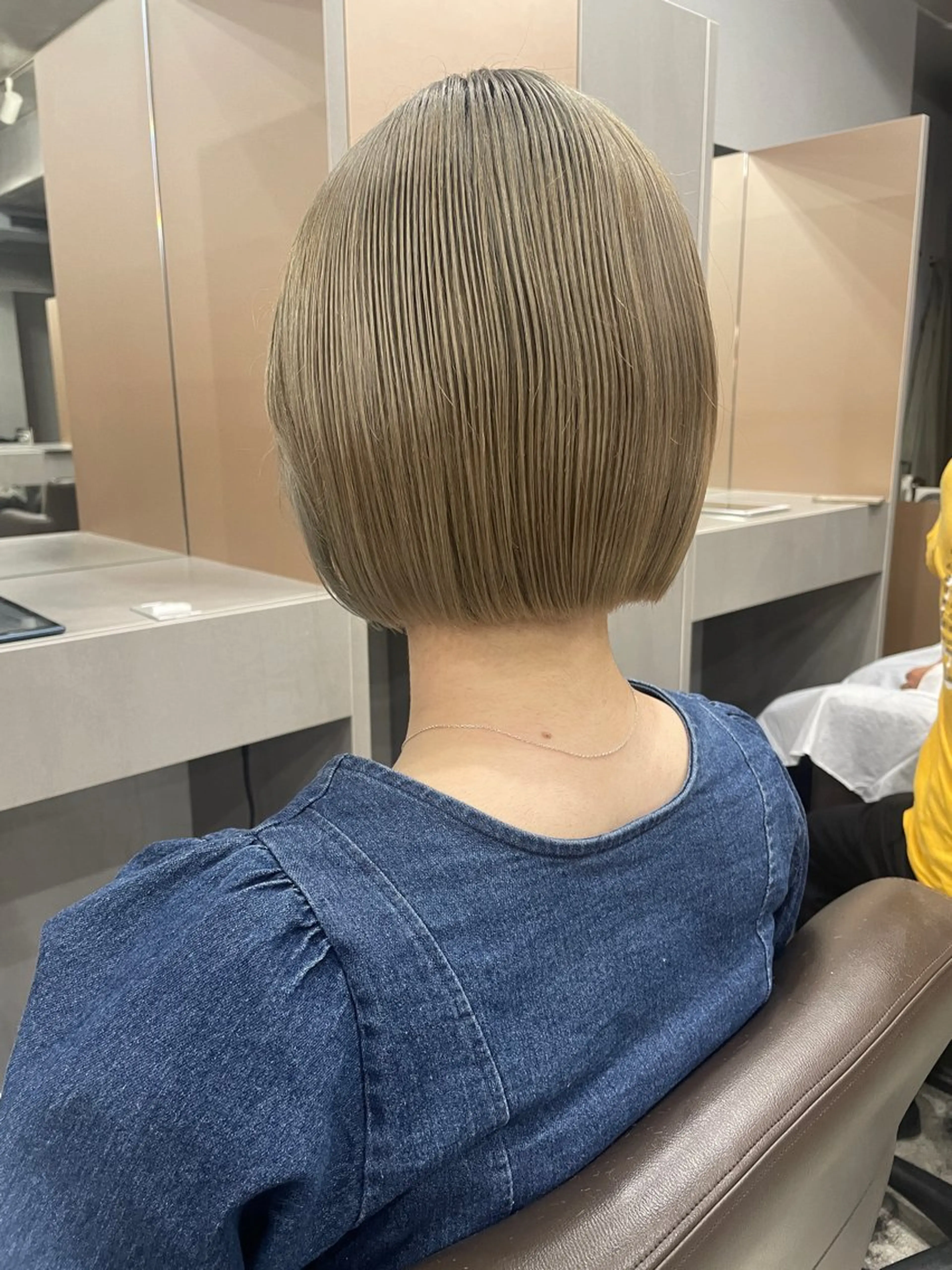 ミディアム カラー カット ヘアカラー トリートメント 表参道/髪質改善・ 透明感 colorのヘアスタイル