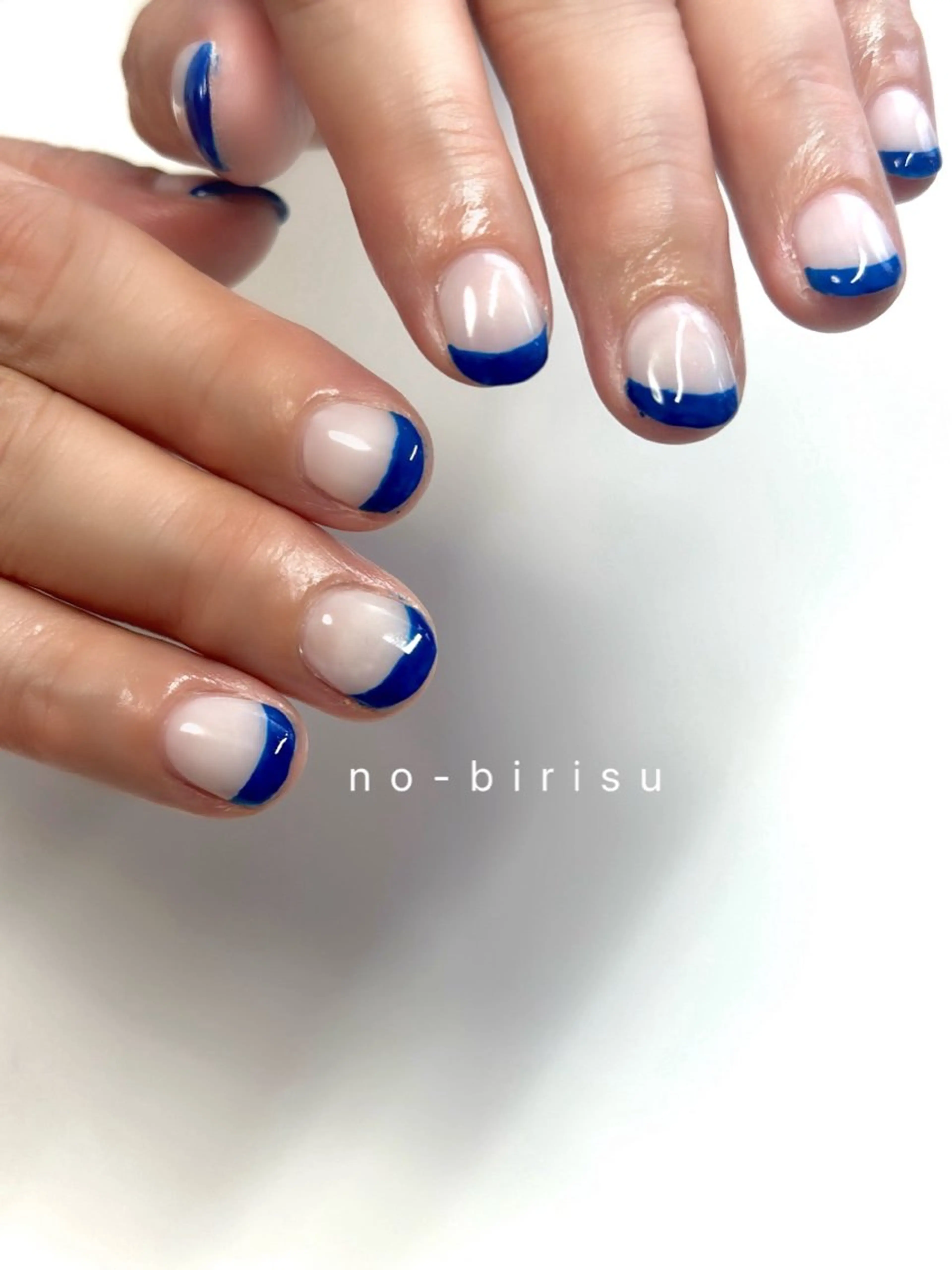 ネイル 夏ネイル ハンドネイル no-birisu nailのネイルデザイン
