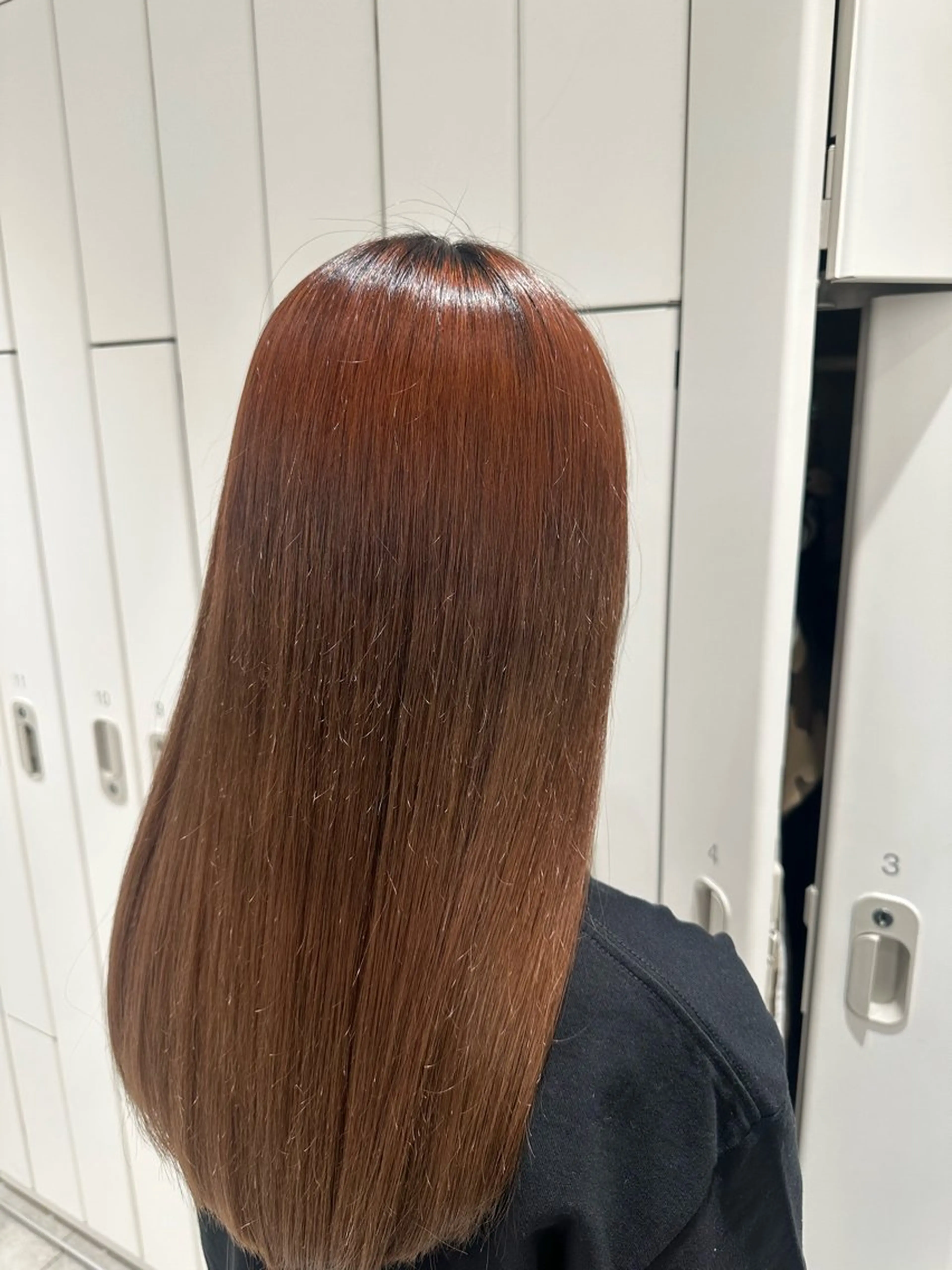 セミロング セミロングパーマ 縮毛矯正 トリートメント 新宿/ TSUKIのヘアスタイル