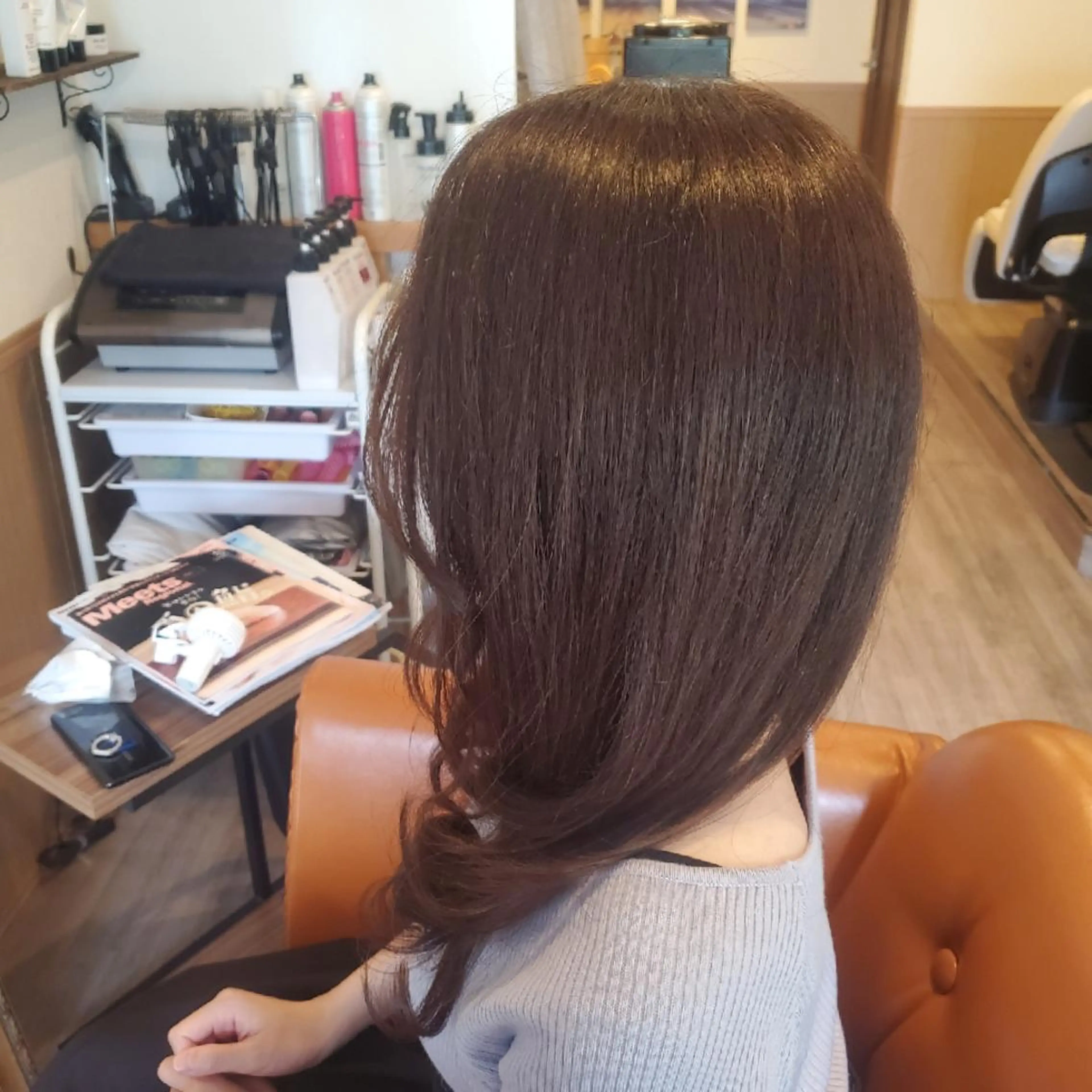 ロング カラー アディクシーカラー ブリーチ イルミナカラー 外国人風カラー トリートメント カット ヘアカラー トリートメント spa hair  ark 富井直美のヘアスタイル