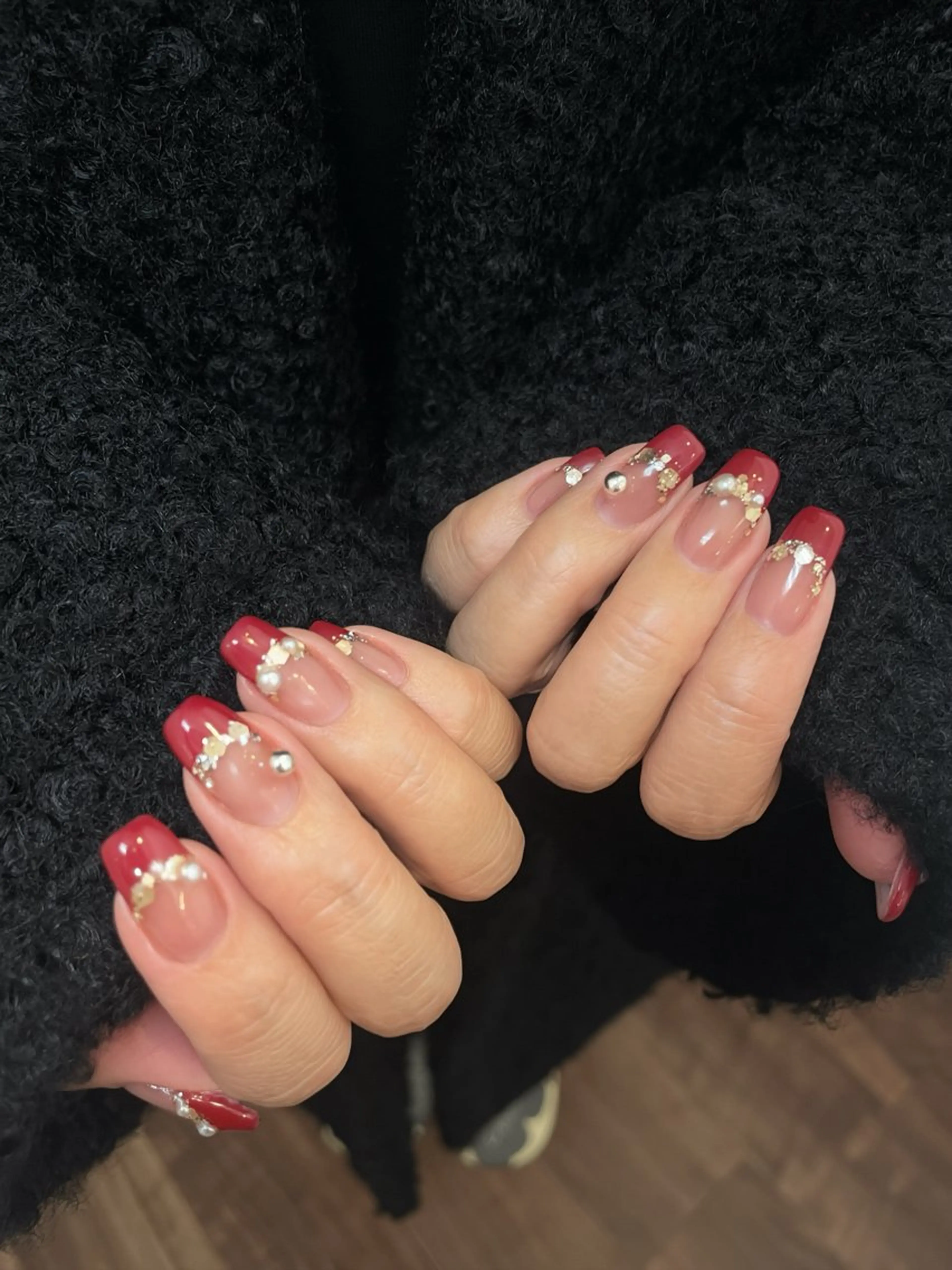 セミロング ハンドネイル フットネイル oak nail所属・myuone ☆miyuのネイルデザイン