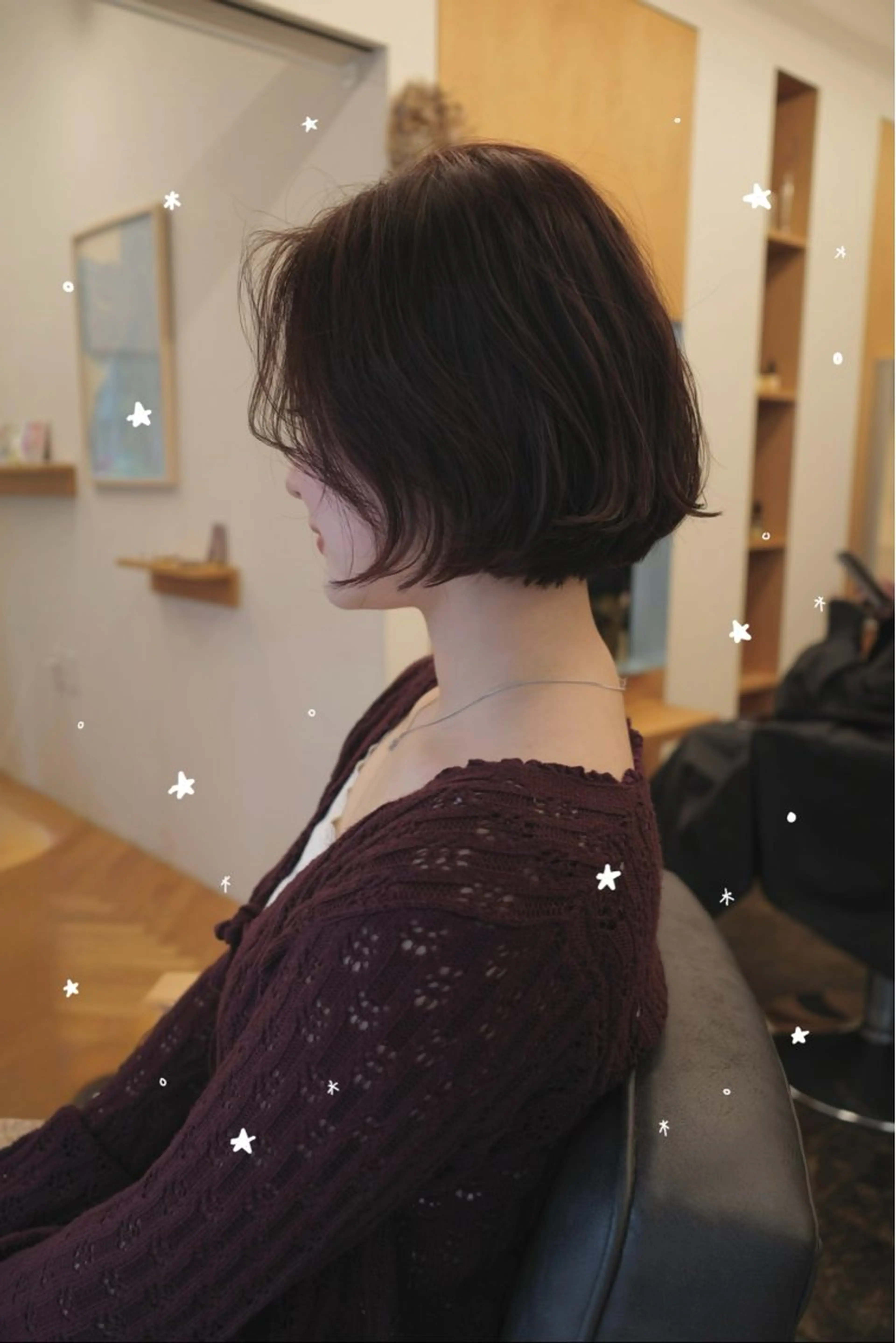 ショート カラー ブラウンカラー ボブ カット ヘアカラー yupi🐈‍⬛ レイヤー/パーマのヘアスタイル