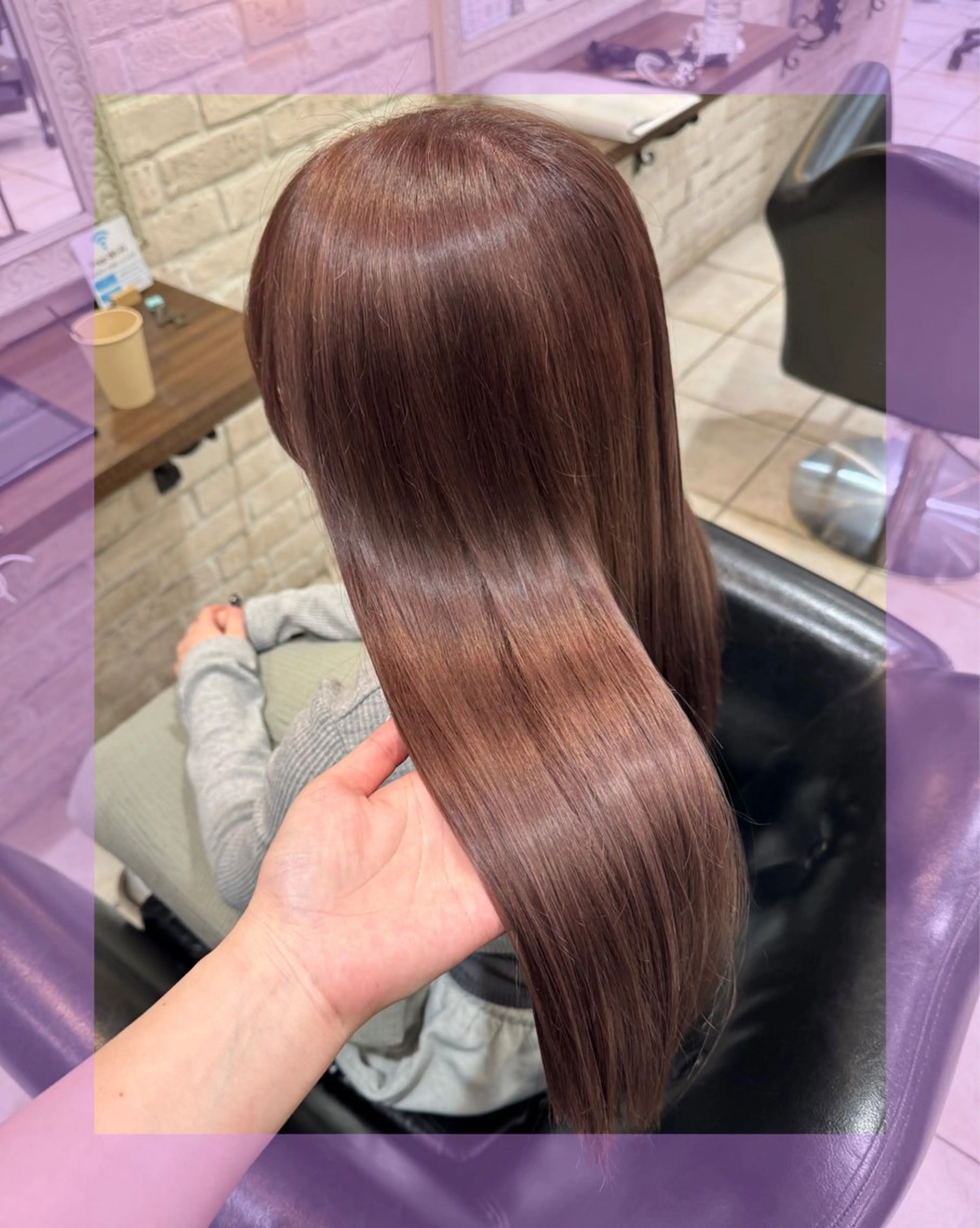 ロング カラー ベージュカラー ブリーチ ラベンダーカラー ラベンダーベージュ カット ヘアカラー 🦄ブリーチ💜エク ステ💜MIU🦄のヘアスタイル