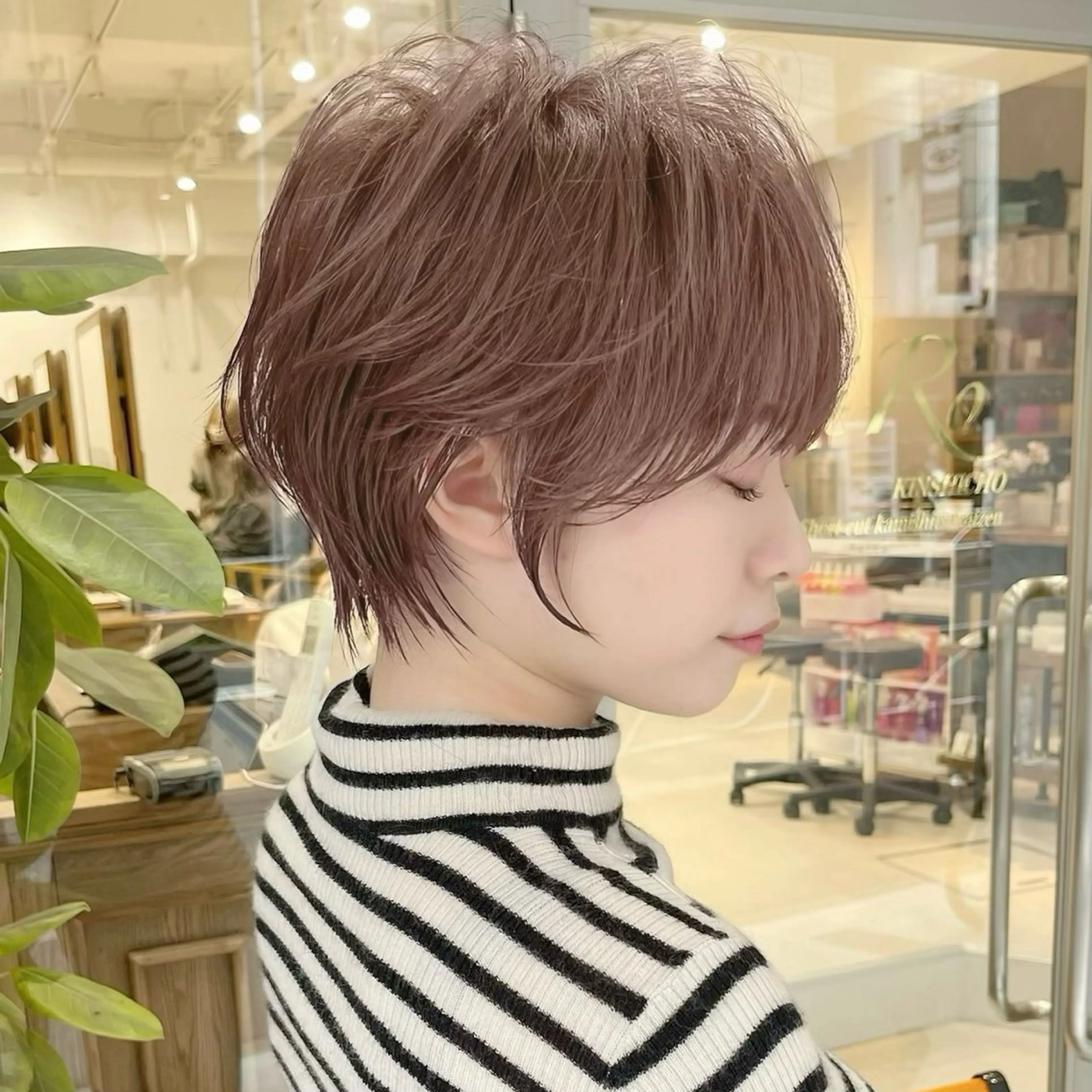 ショート カット ヘアカラー トリートメント ハイトーンショート 錦糸町AKIRA店長のヘアスタイル