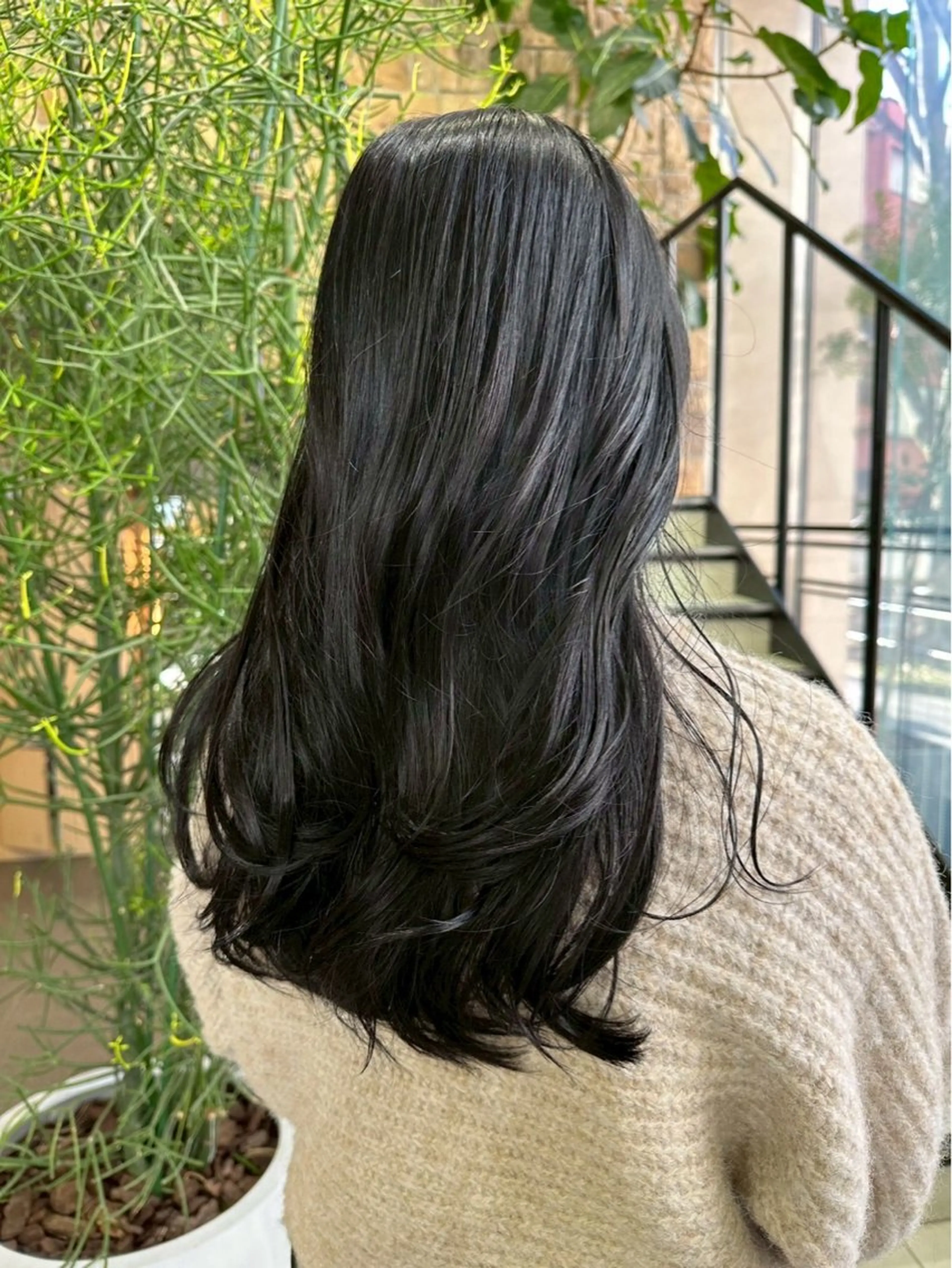 ロング カラー ヘアカラー 再現性の高いパーマ 🌀ふうき🌀のヘアスタイル