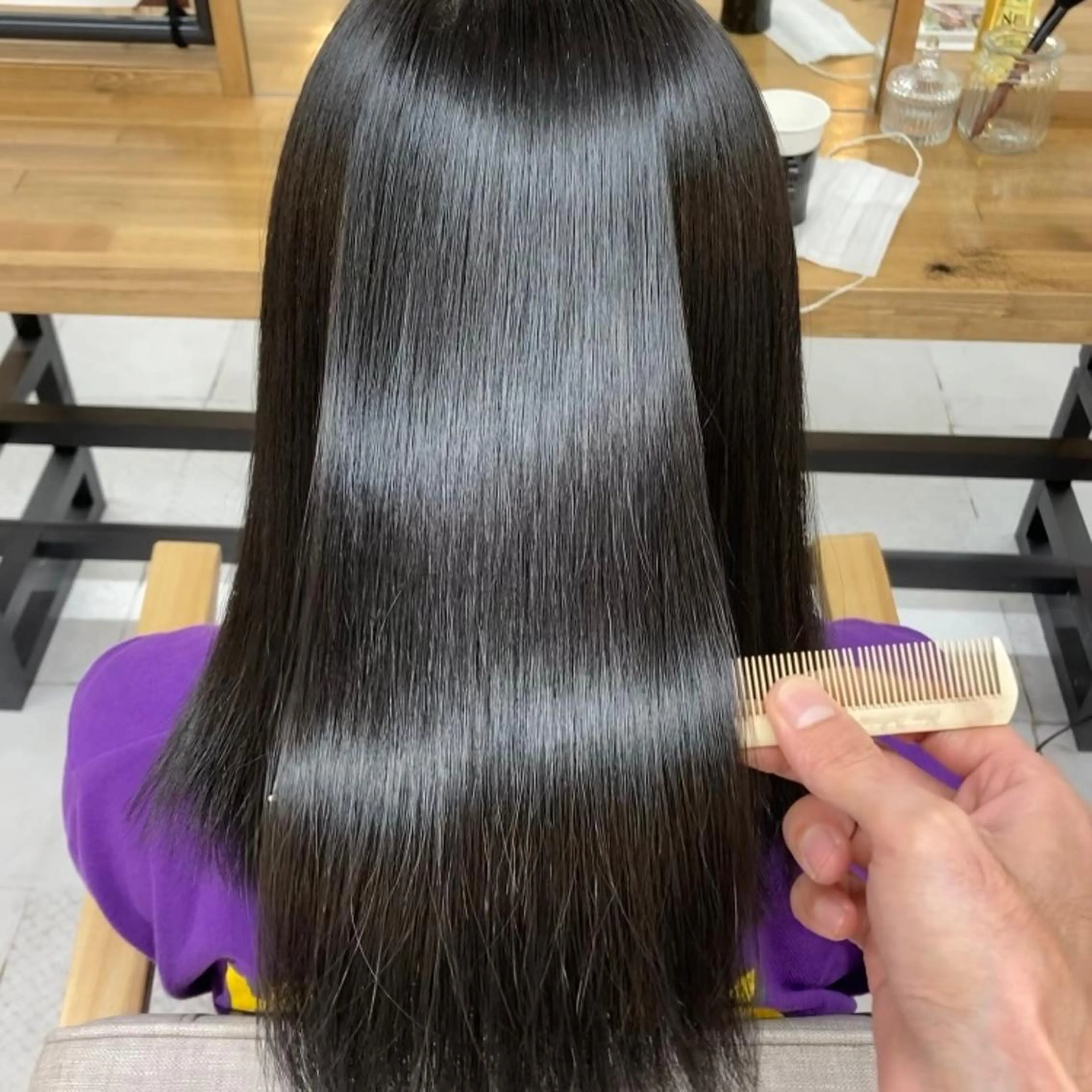 ミディアム トリートメント カラー指名No.1☆ 小林大樹のヘアスタイル