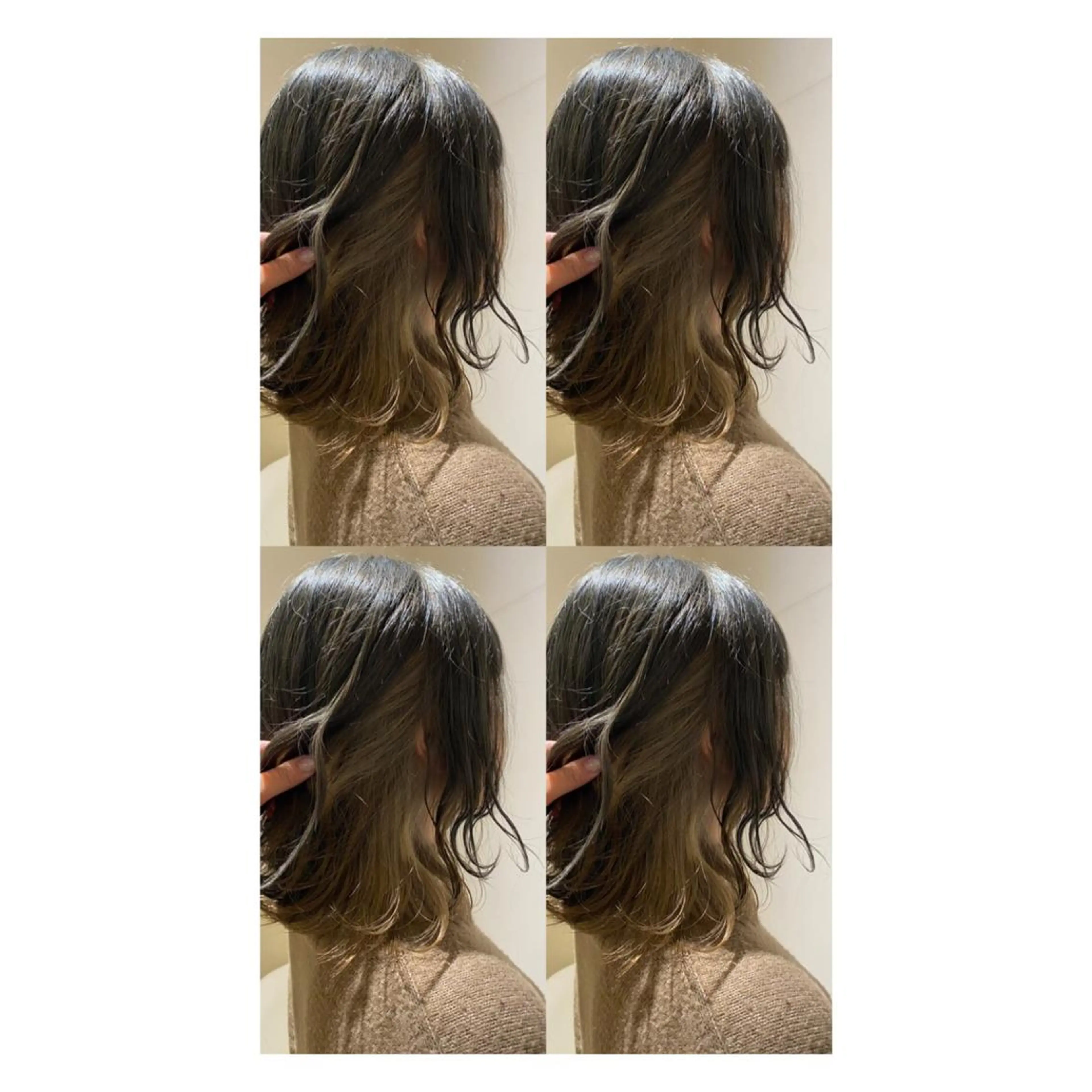 ミディアム カラー カット ヘアカラー トリートメント 髪質改善/縮毛矯正/ 韓国ヘア/店長敦士のヘアスタイル