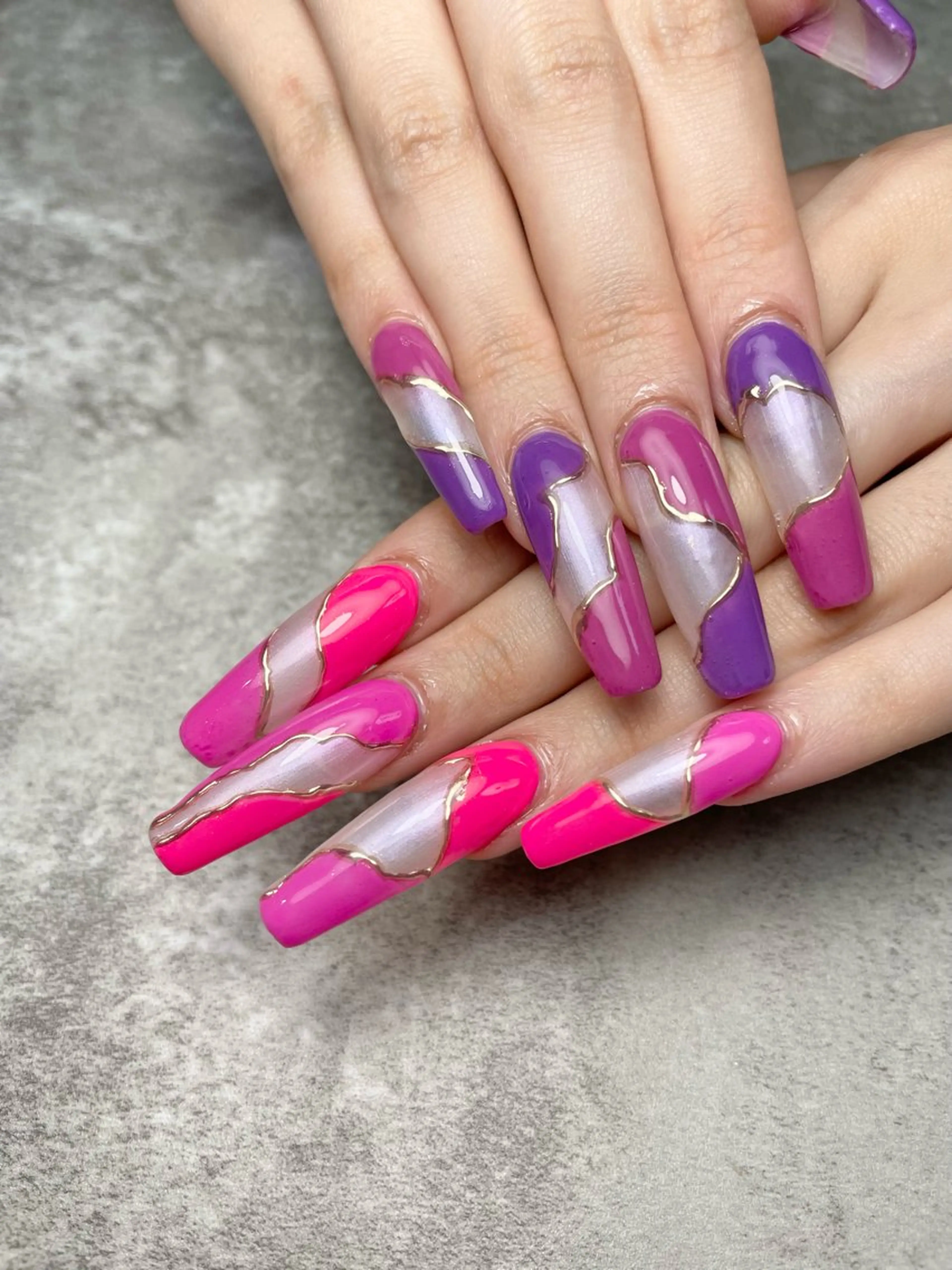 ネイル ロングネイル Y's nailのネイルデザイン