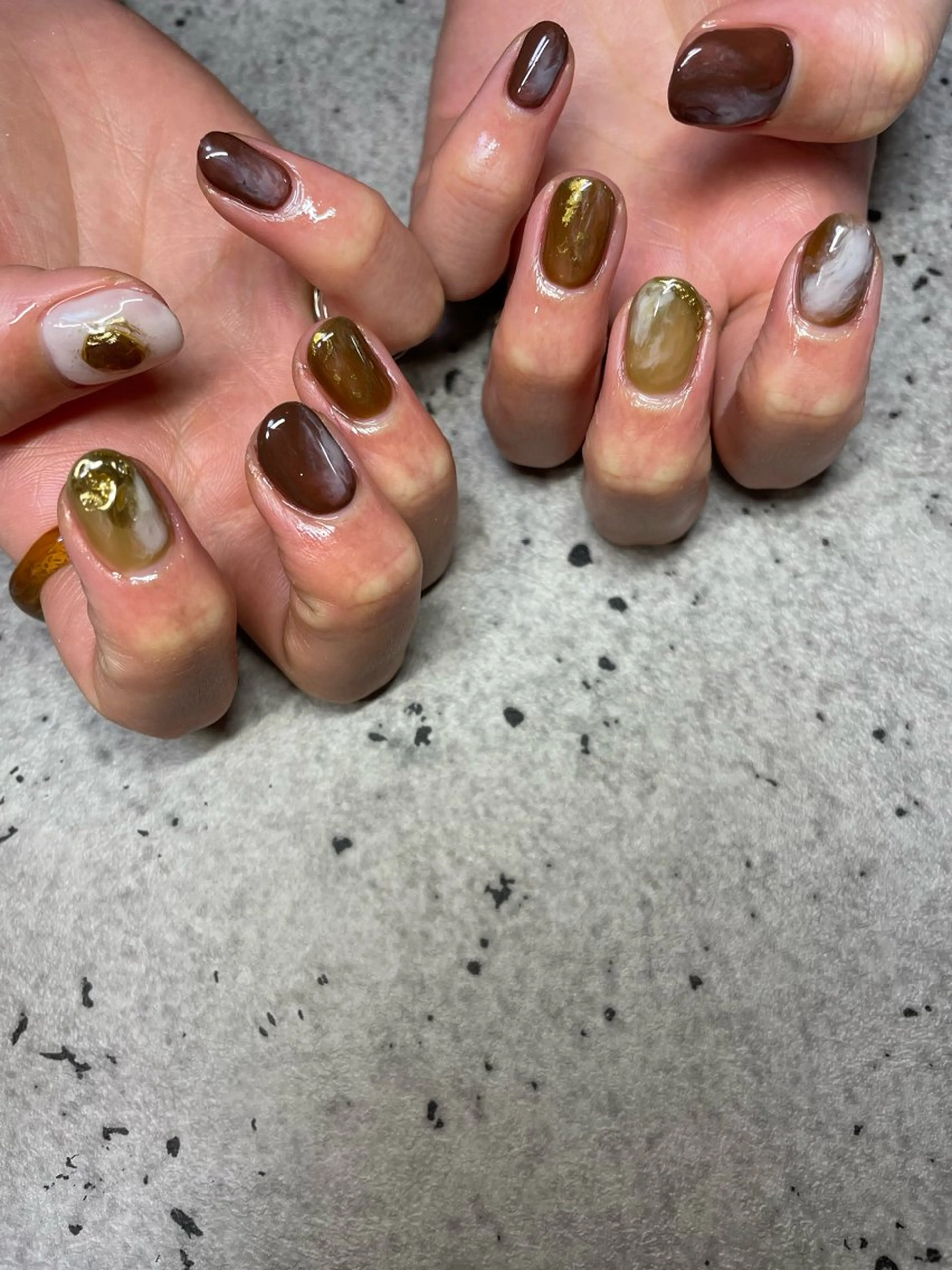 ネイル ニュアンスネイル nailsalon mionのネイルデザイン
