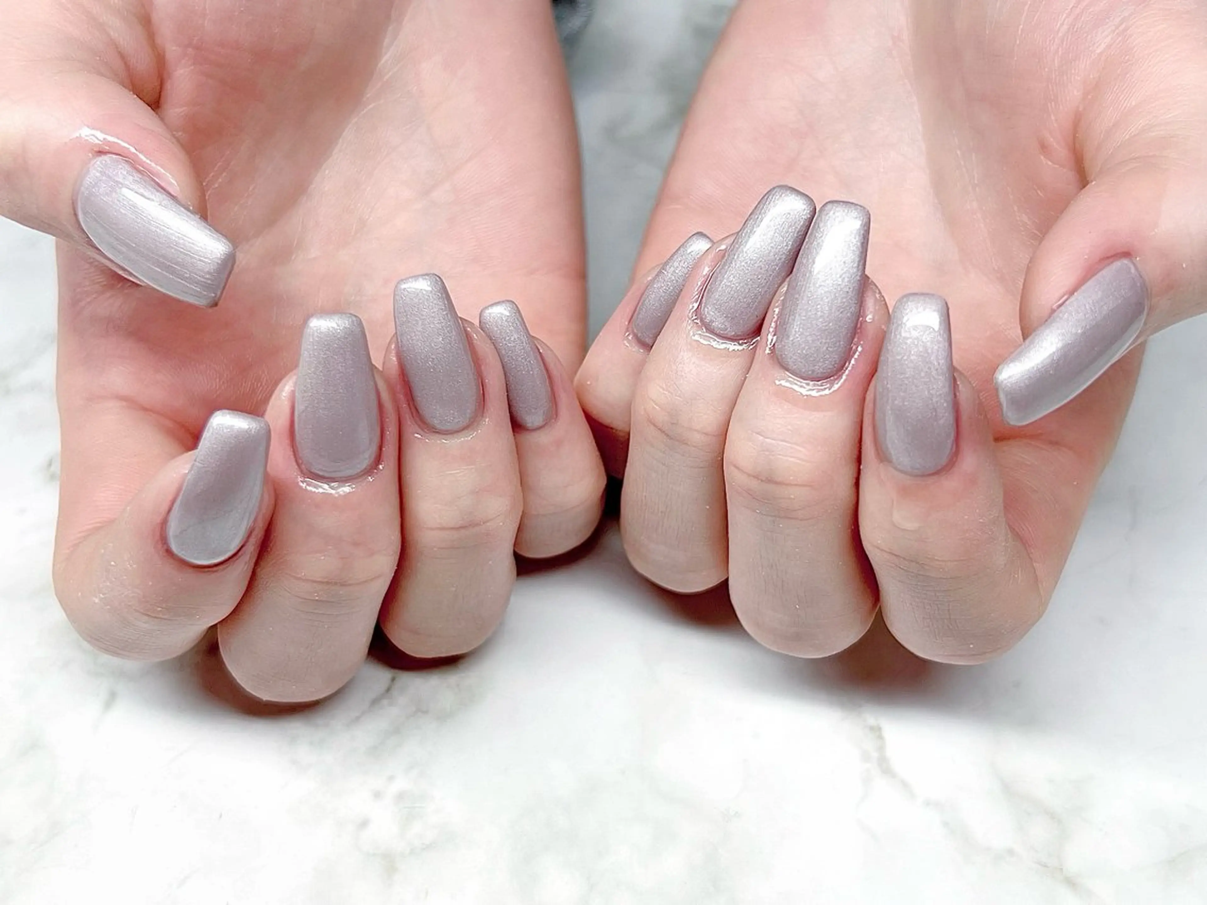ネイル ワンカラーネイル ハンドネイル NailSalon MAHINAのネイルデザイン