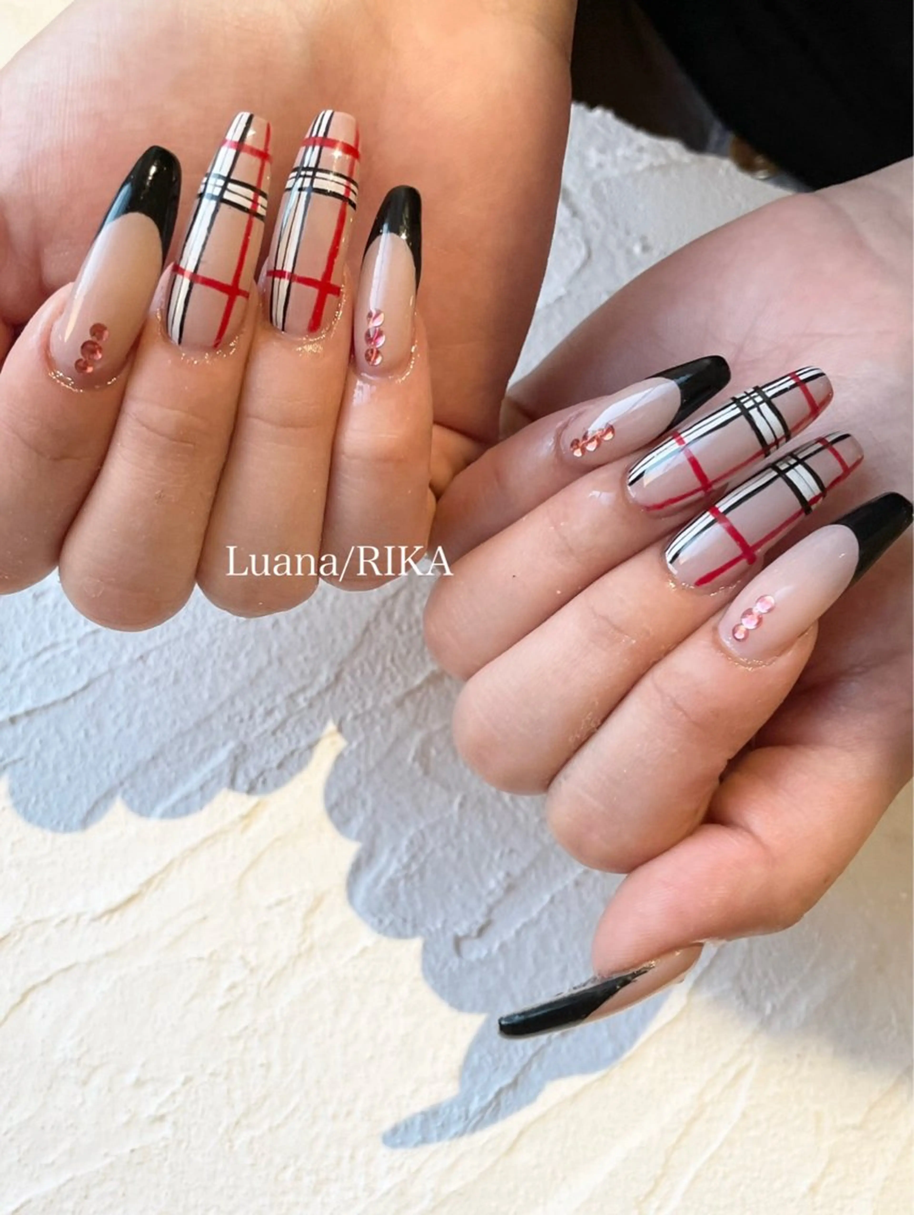ネイル ネイルチップ ハンドネイル Nail Salon Luana Rikaのネイルデザイン