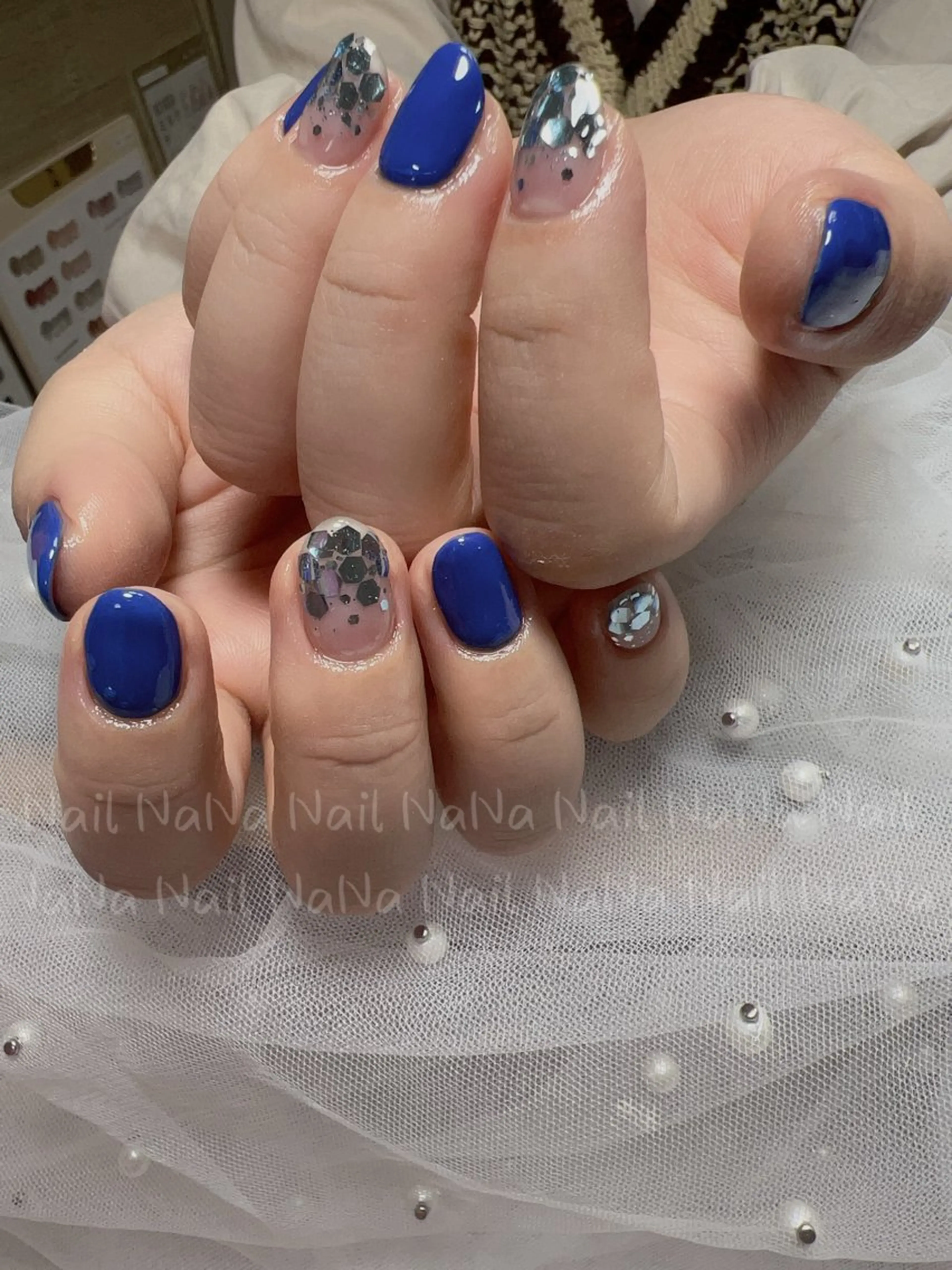 ネイル 韓国ネイル ラメ(グリッター) ハンドネイル Nail NaNaのネイルデザイン