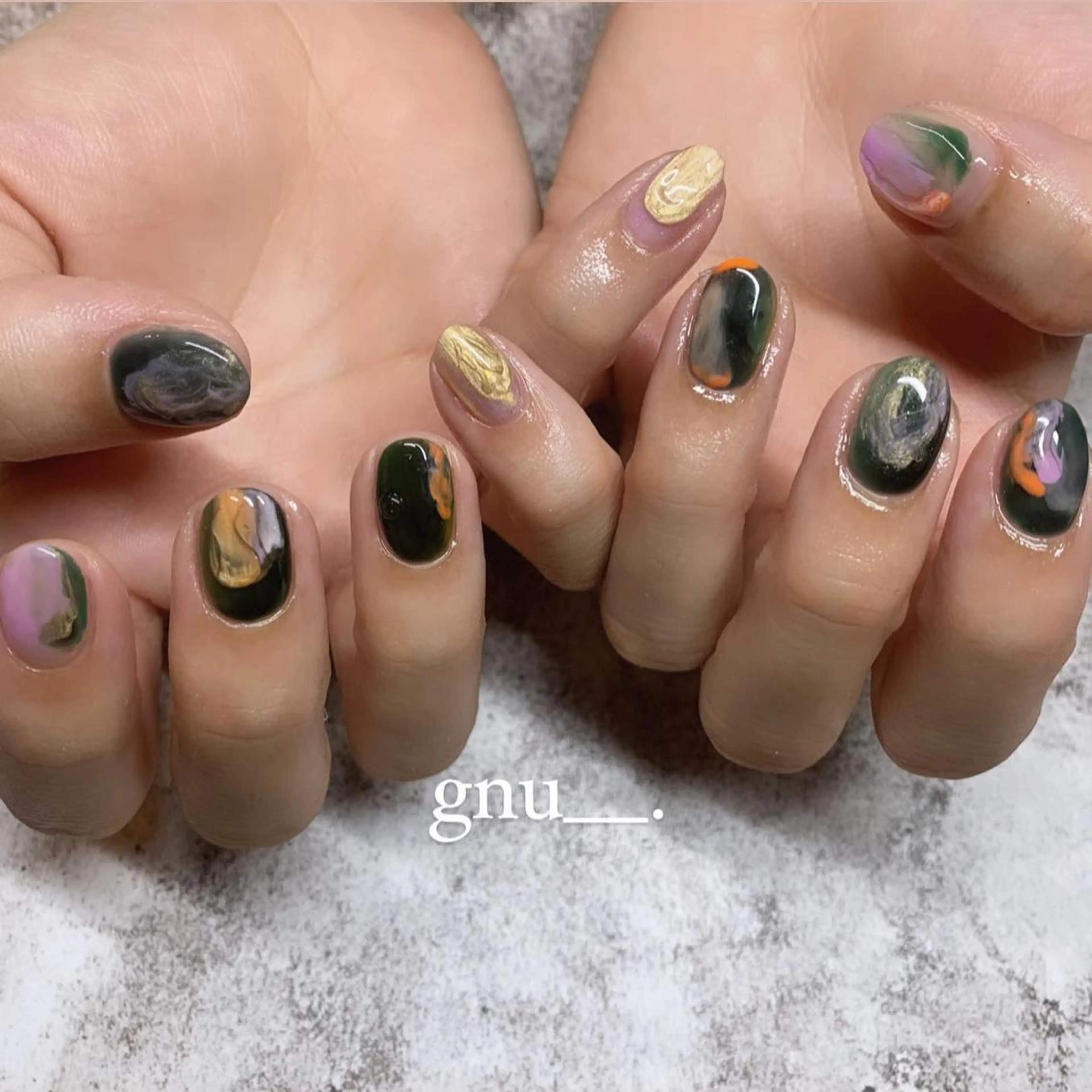 ネイル ハンドネイル gnu__. nailのネイルデザイン