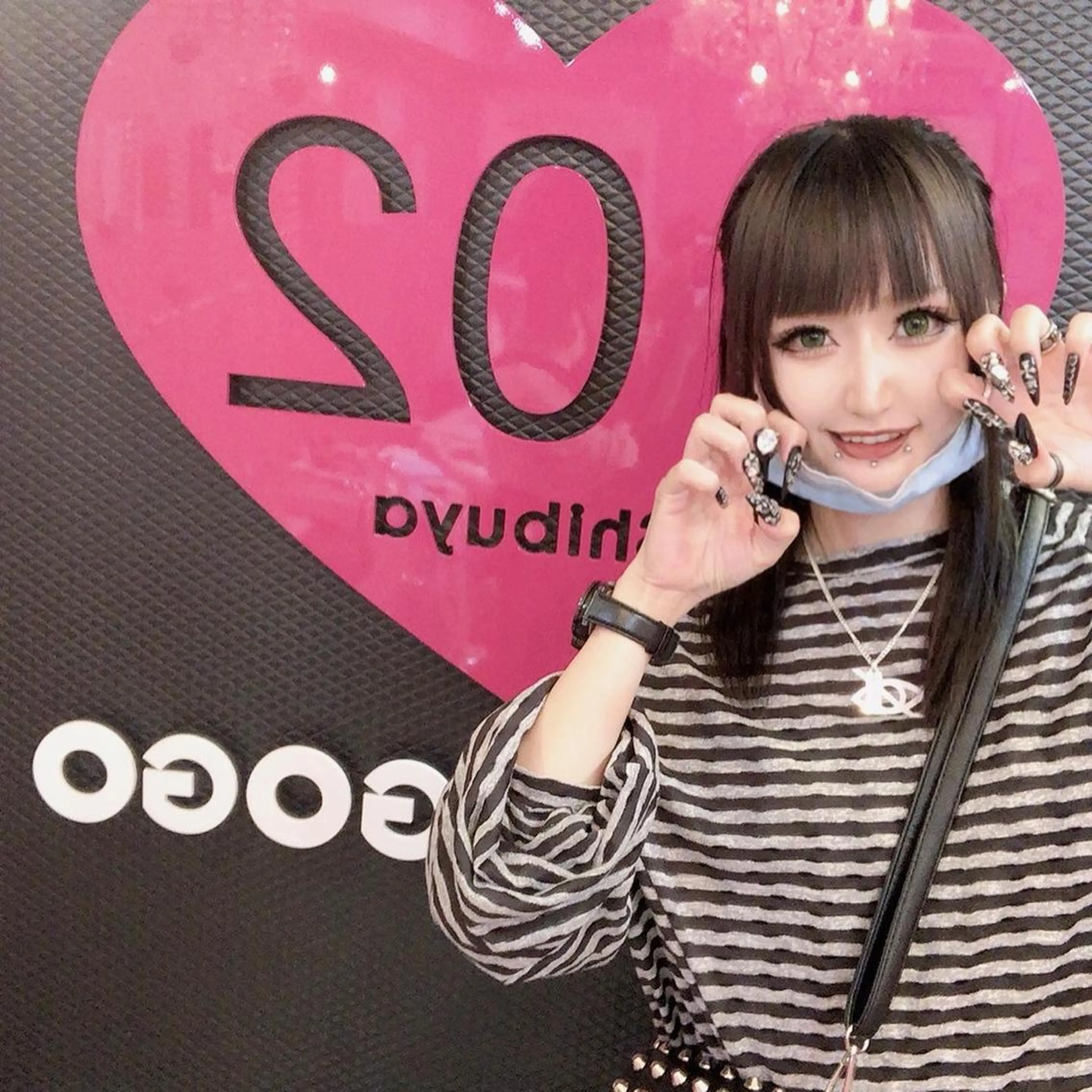 ロング カラー メンズ ネイル NAILSGOGO shibuyaのネイルデザイン