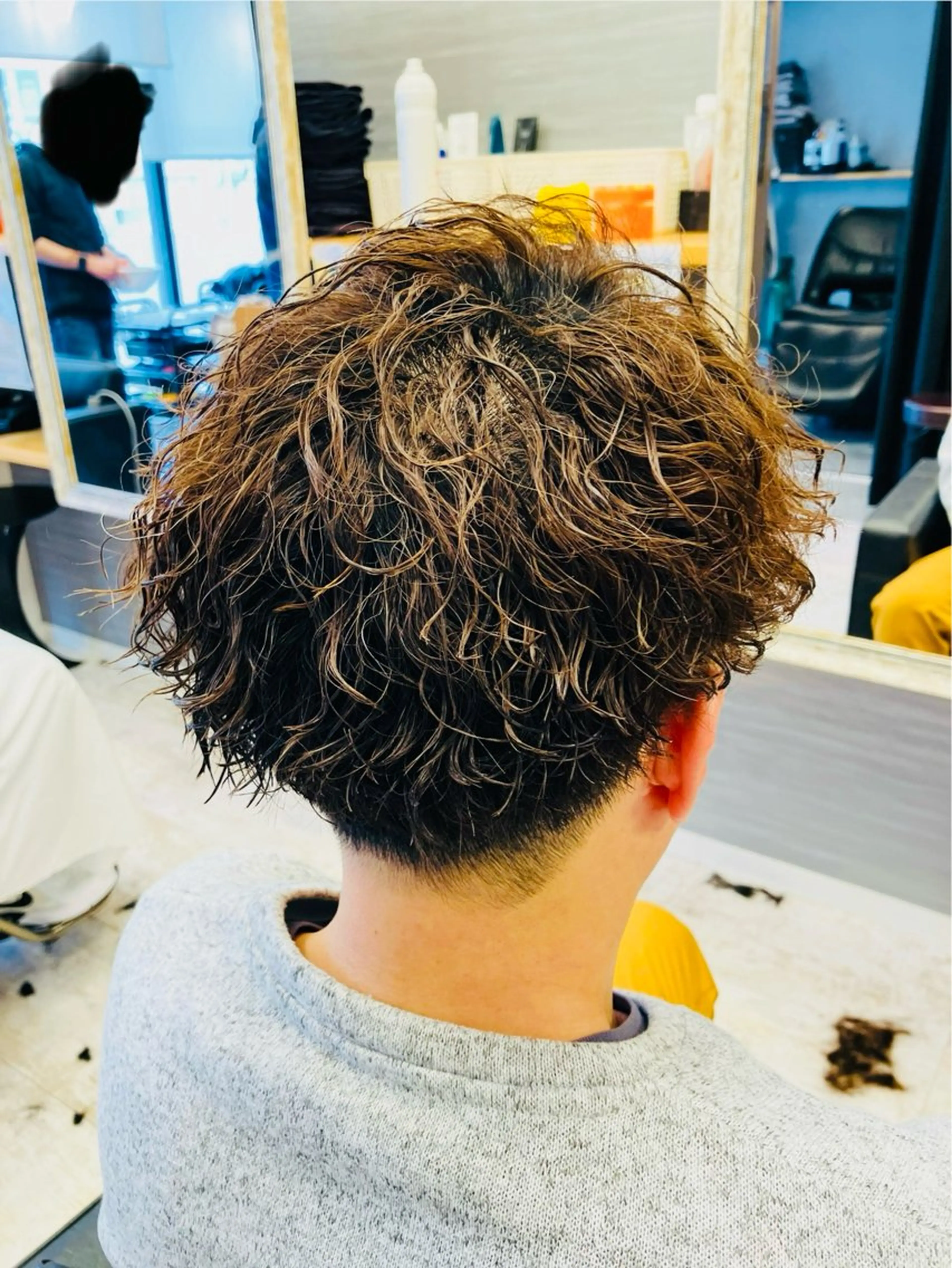 パーマ メンズ カット パーマ メンズ特化/パーマ/ フェードWATARUのヘアスタイル