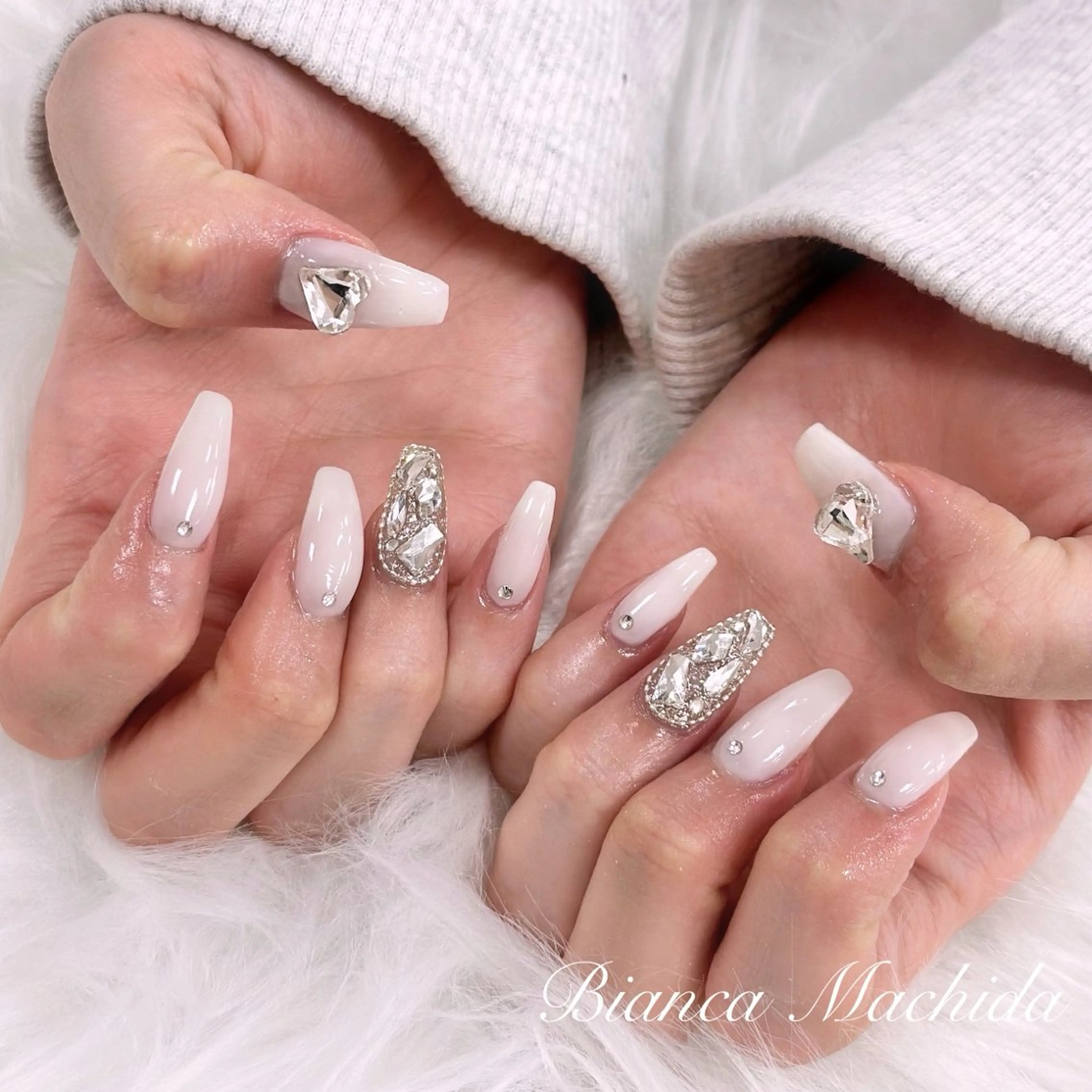 ネイル ハンドネイル Bianca👼🏻 OIKAWAのネイルデザイン