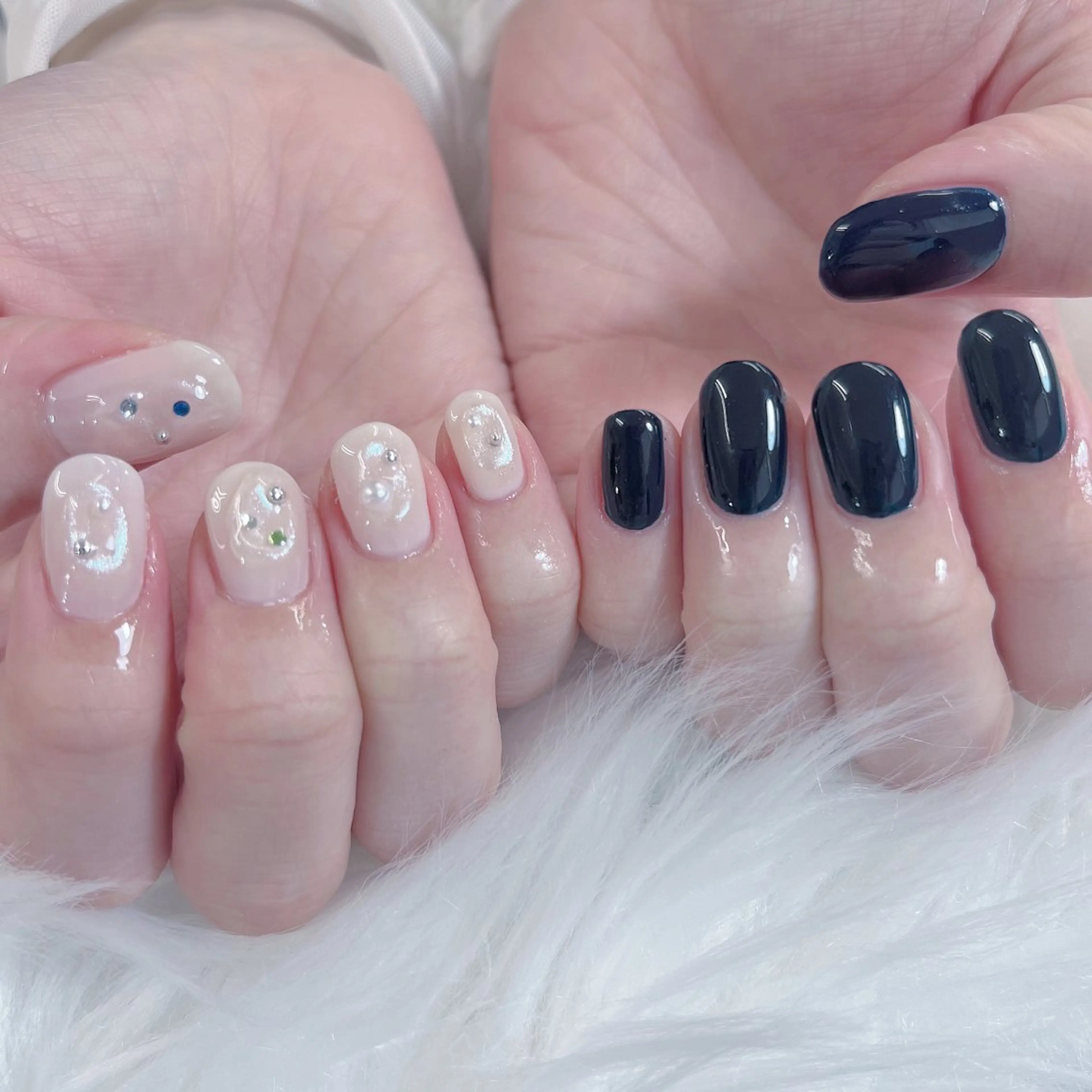 ネイル ハンドネイル Maya 🧊🫧‪のネイルデザイン