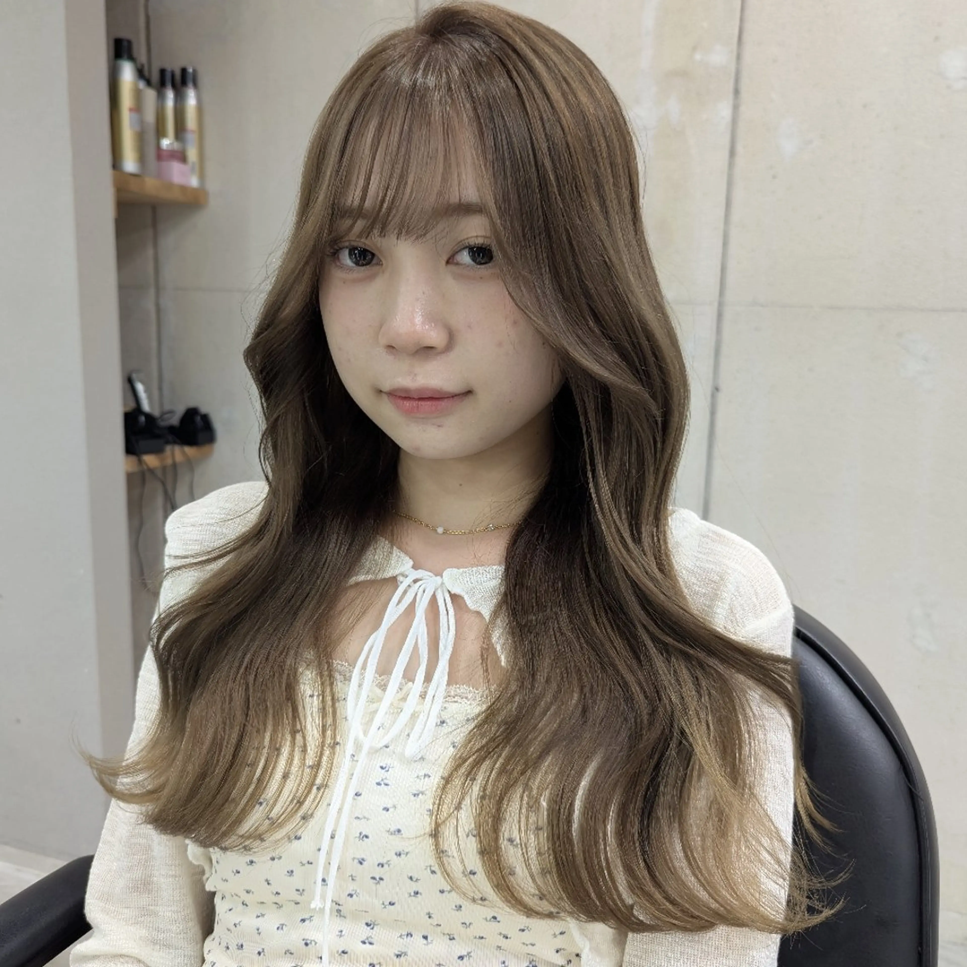 ロング 高見 凌のヘアスタイル
