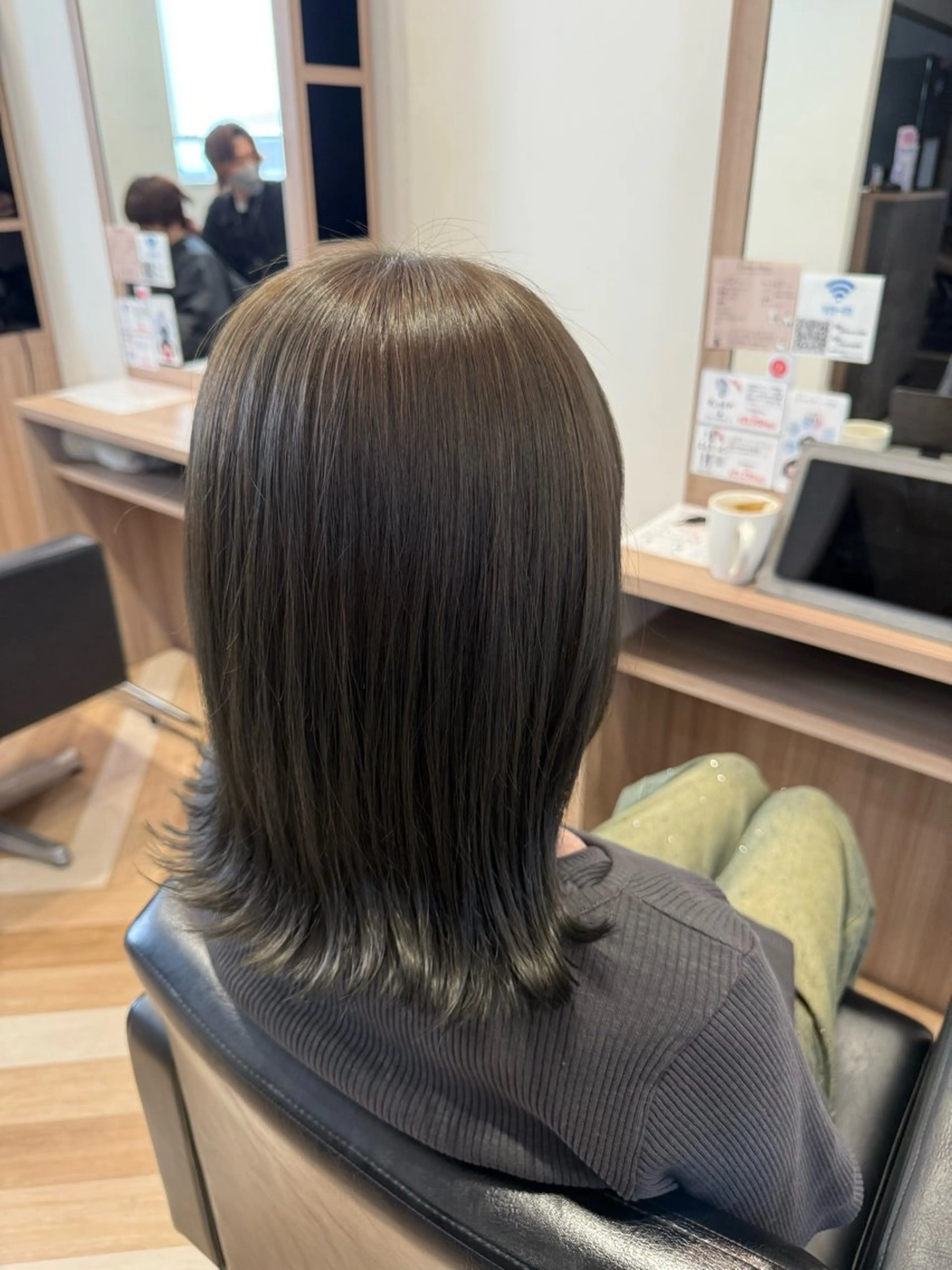 ミディアム トリートメント ヘアカラー トリートメント 剣持 快吏ARISEのヘアスタイル