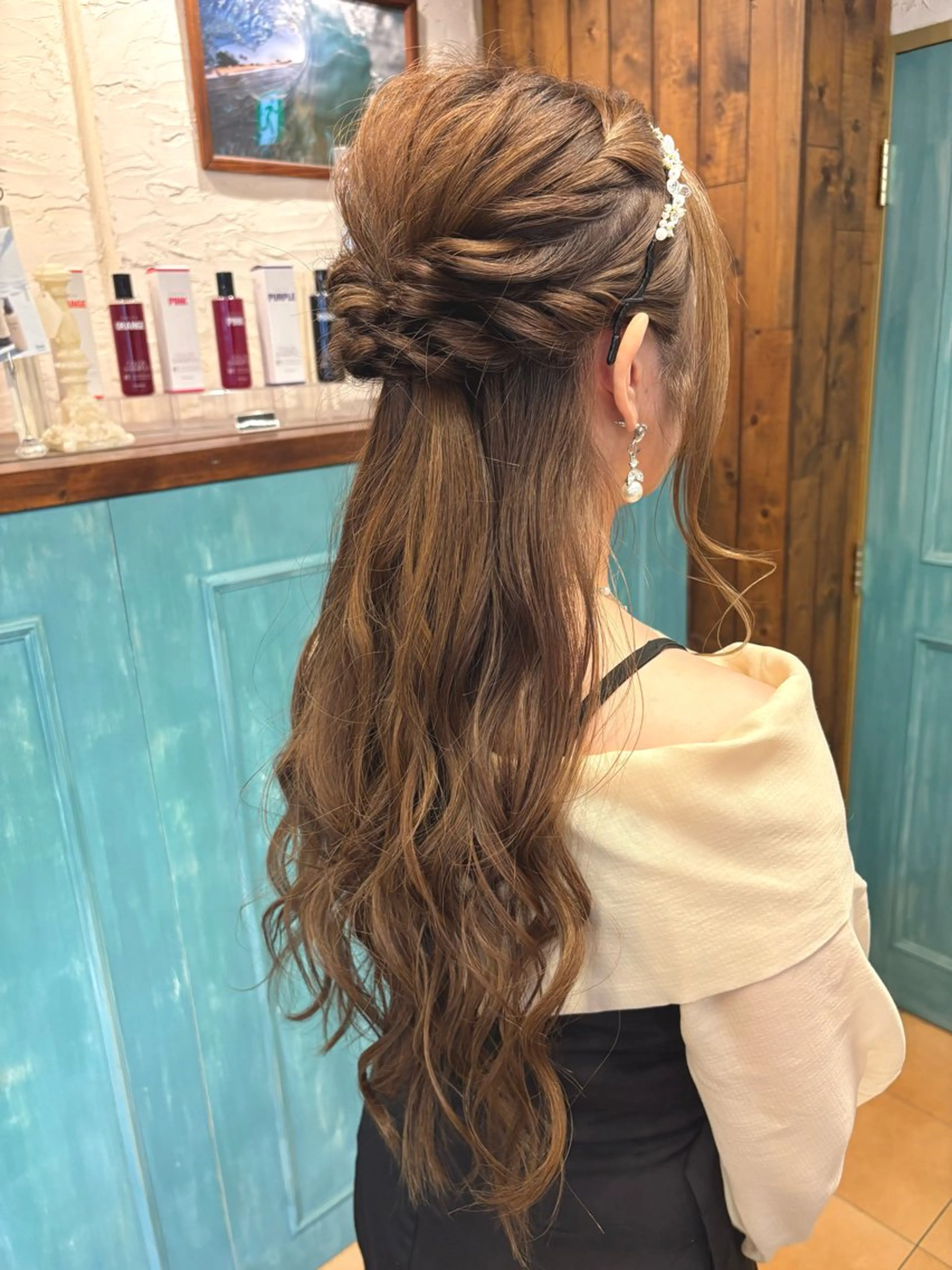 ロング ヘアセット 髪質改善/艶髪 ☘️ANのヘアスタイル