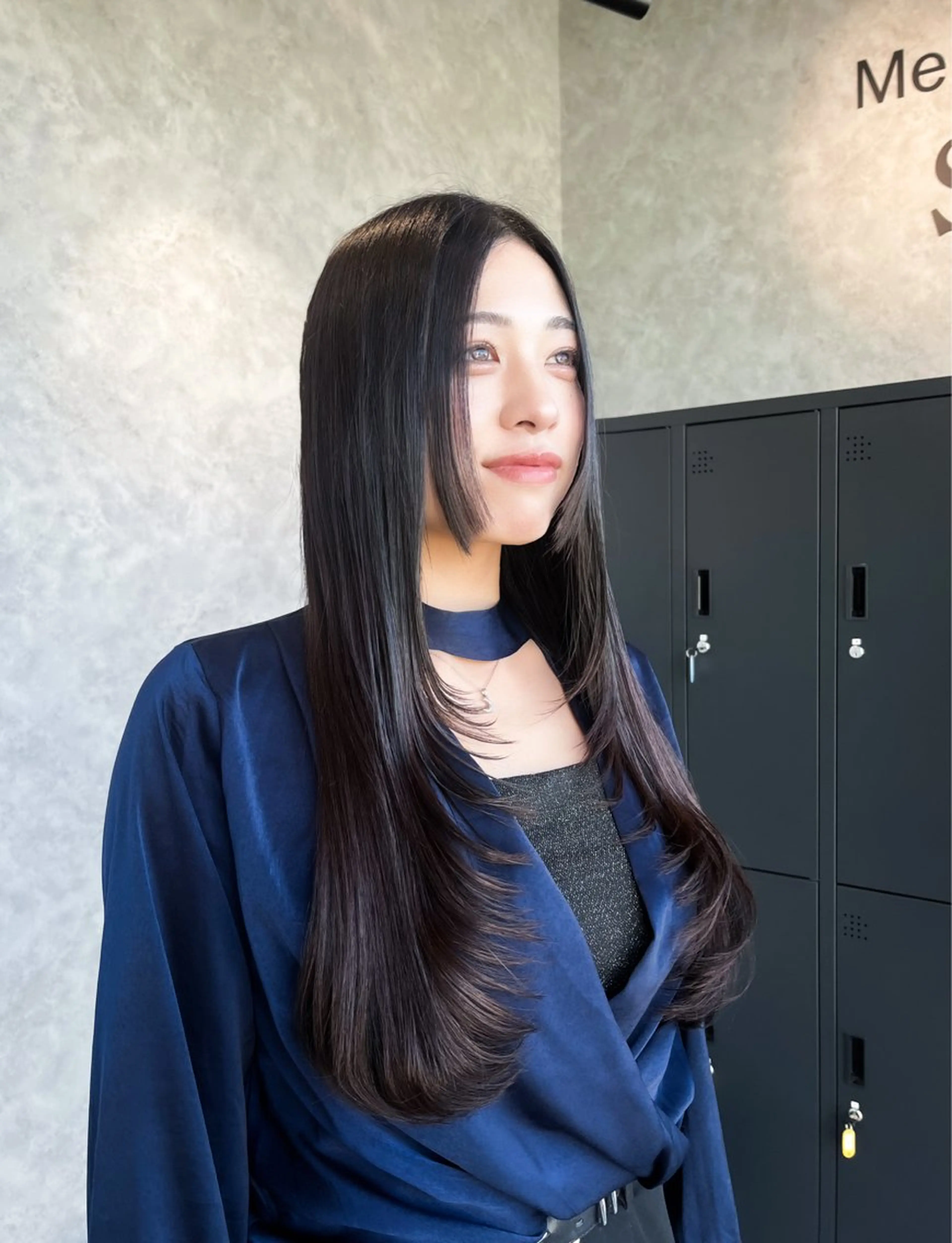 ロング レイヤーカット カット トリートメント stud.所属・髪質改善/韓国ヘア yunaのヘアスタイル