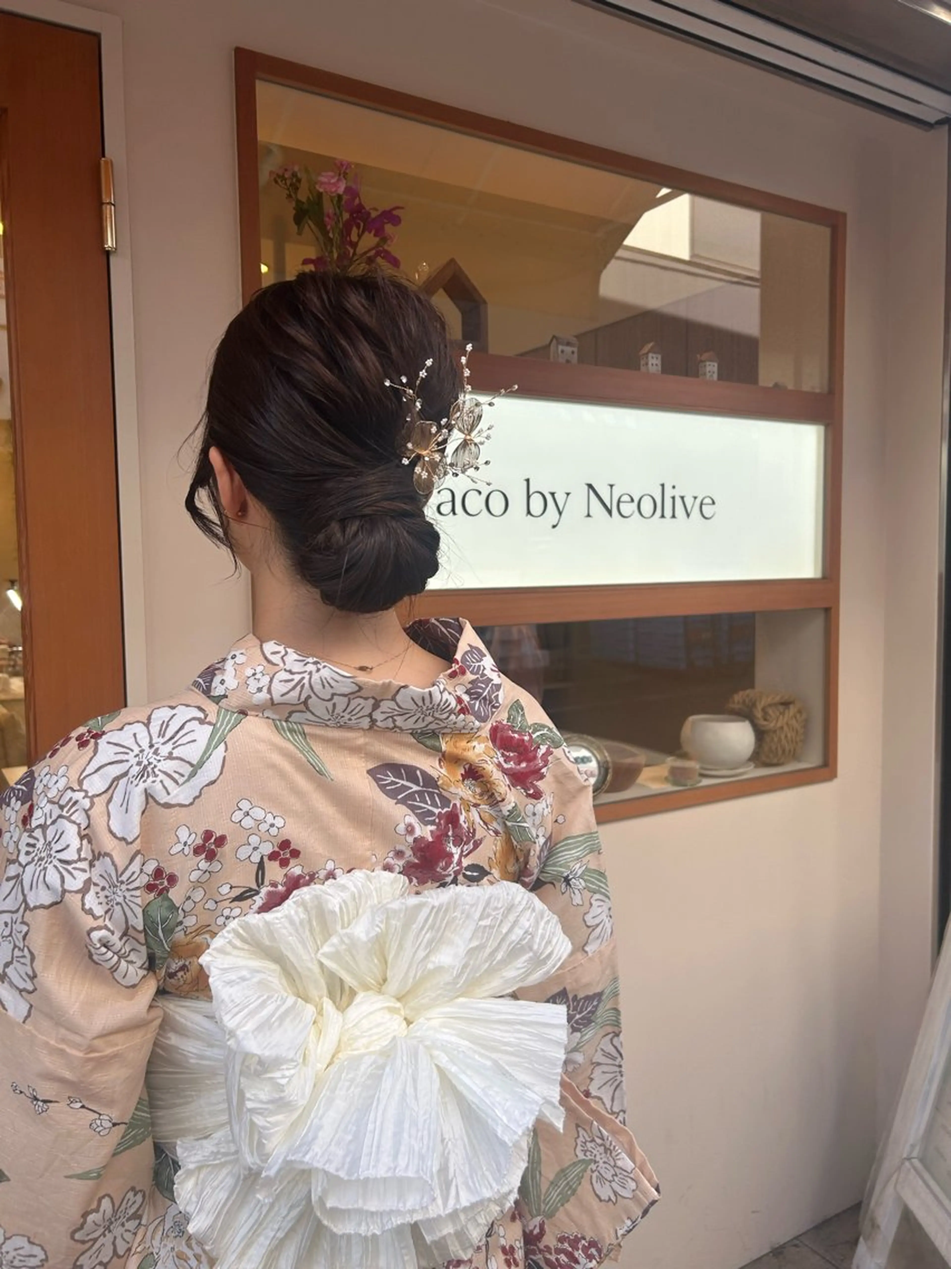 【  花火大会やイベントの前に是非🫶🏻 】浴衣着付け＋ヘアセット👘の写真