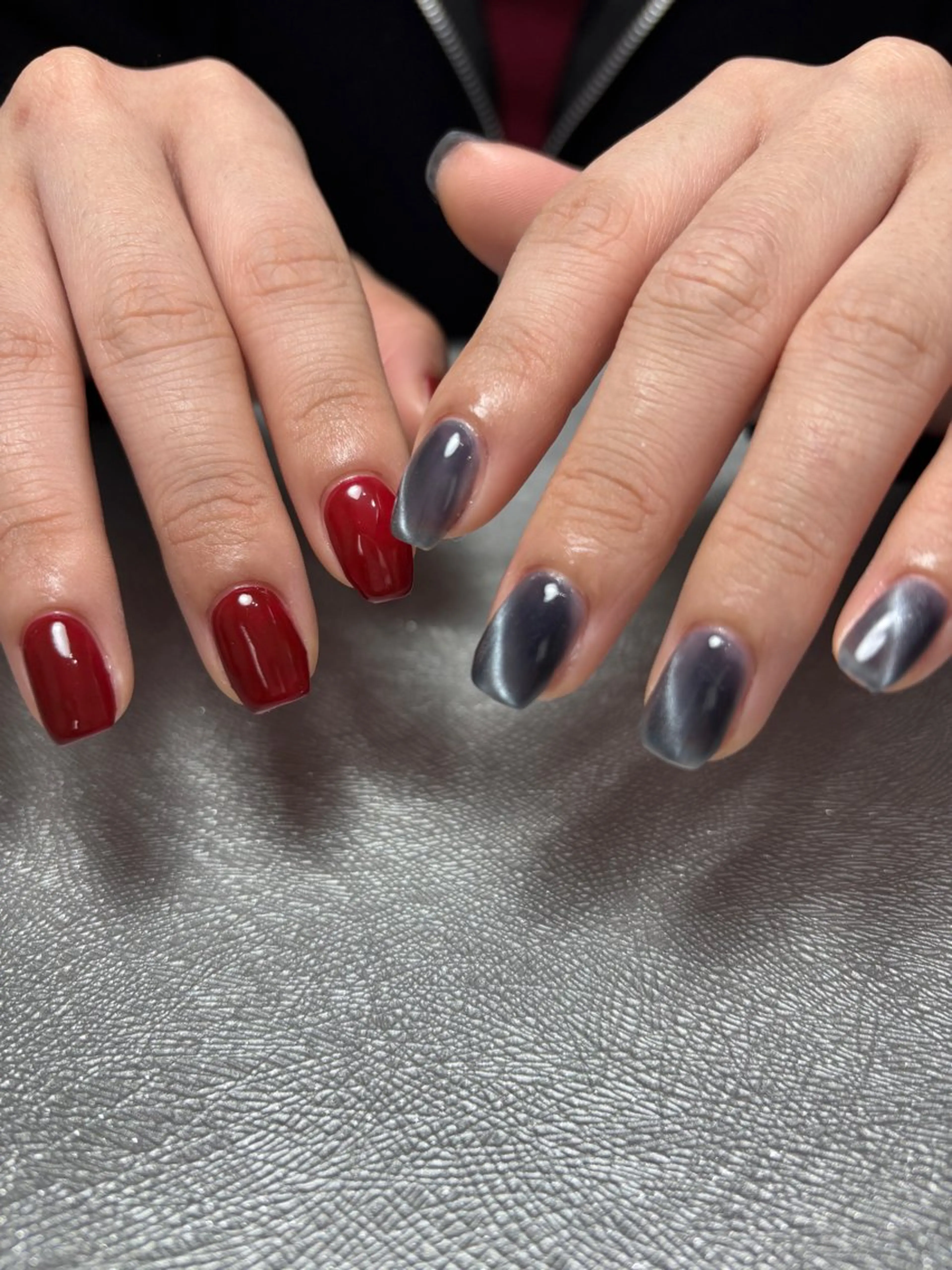 ネイル マグネットネイル ワンカラーネイル ハンドネイル nail salon toki.のネイルデザイン