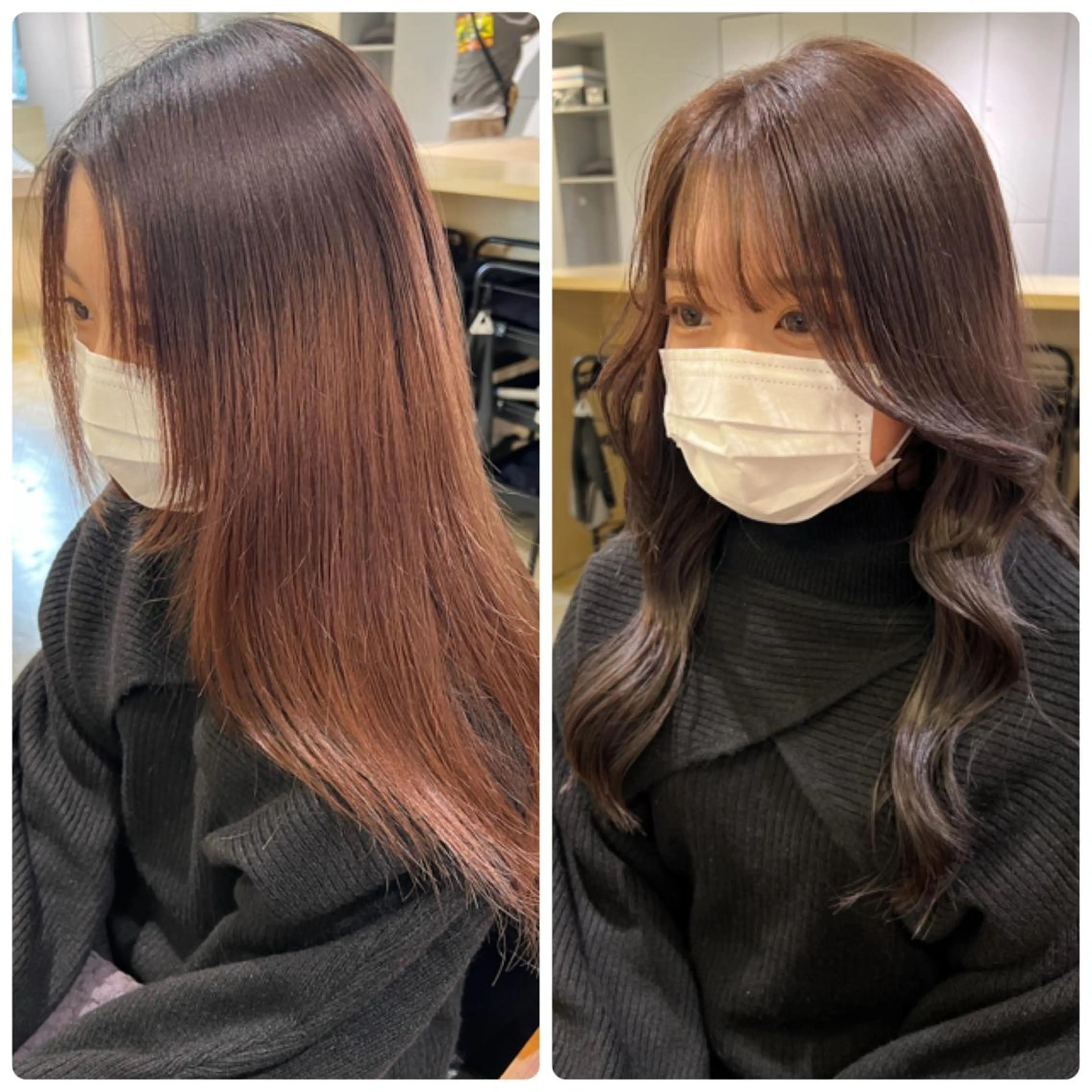ロング カラー MARU レイヤー/ウルフのヘアスタイル