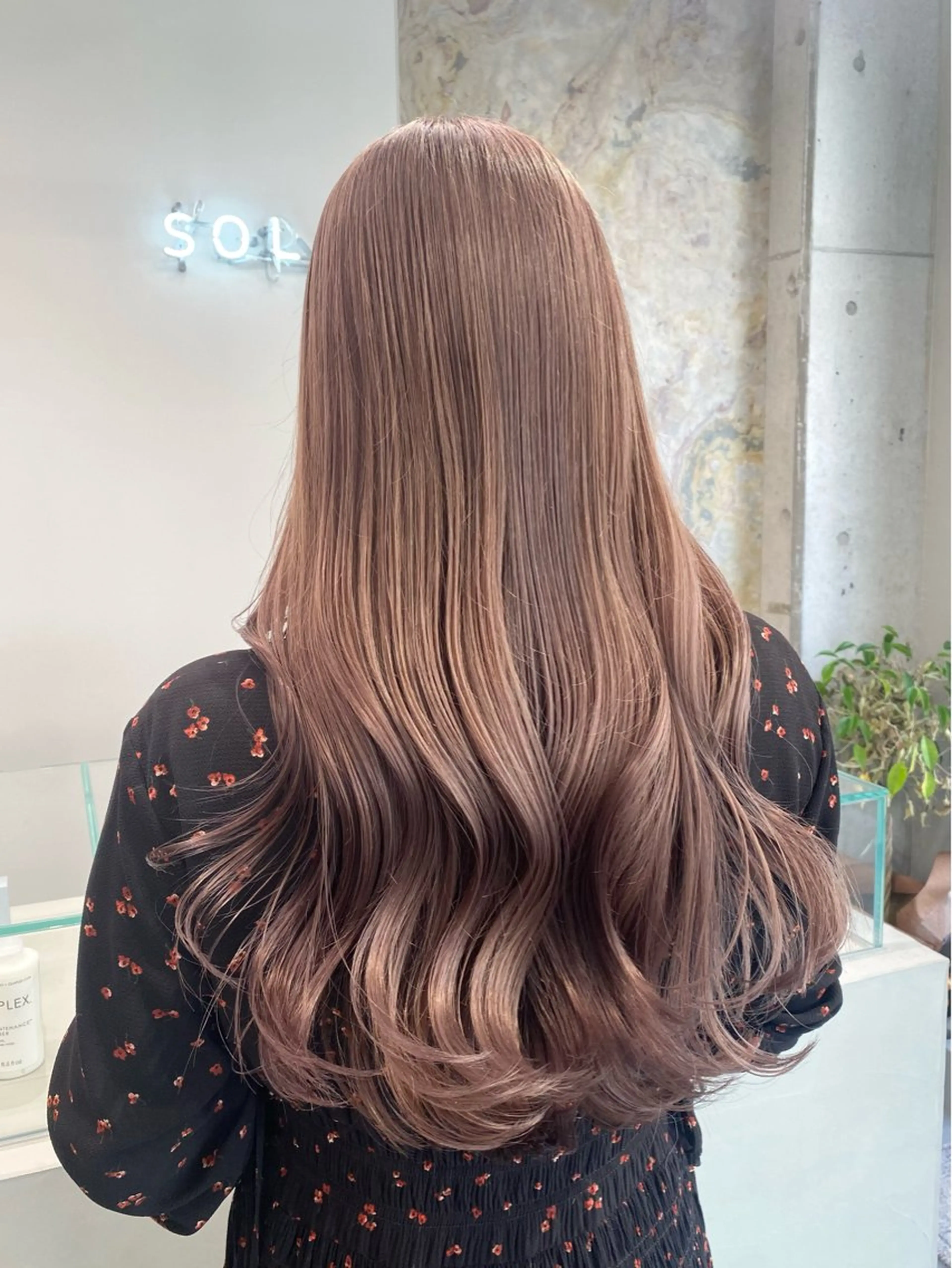 ロング カラー ヘアアレンジ ヘアカラー 原宿・デザインカラー YUI🤍ྀིのヘアスタイル