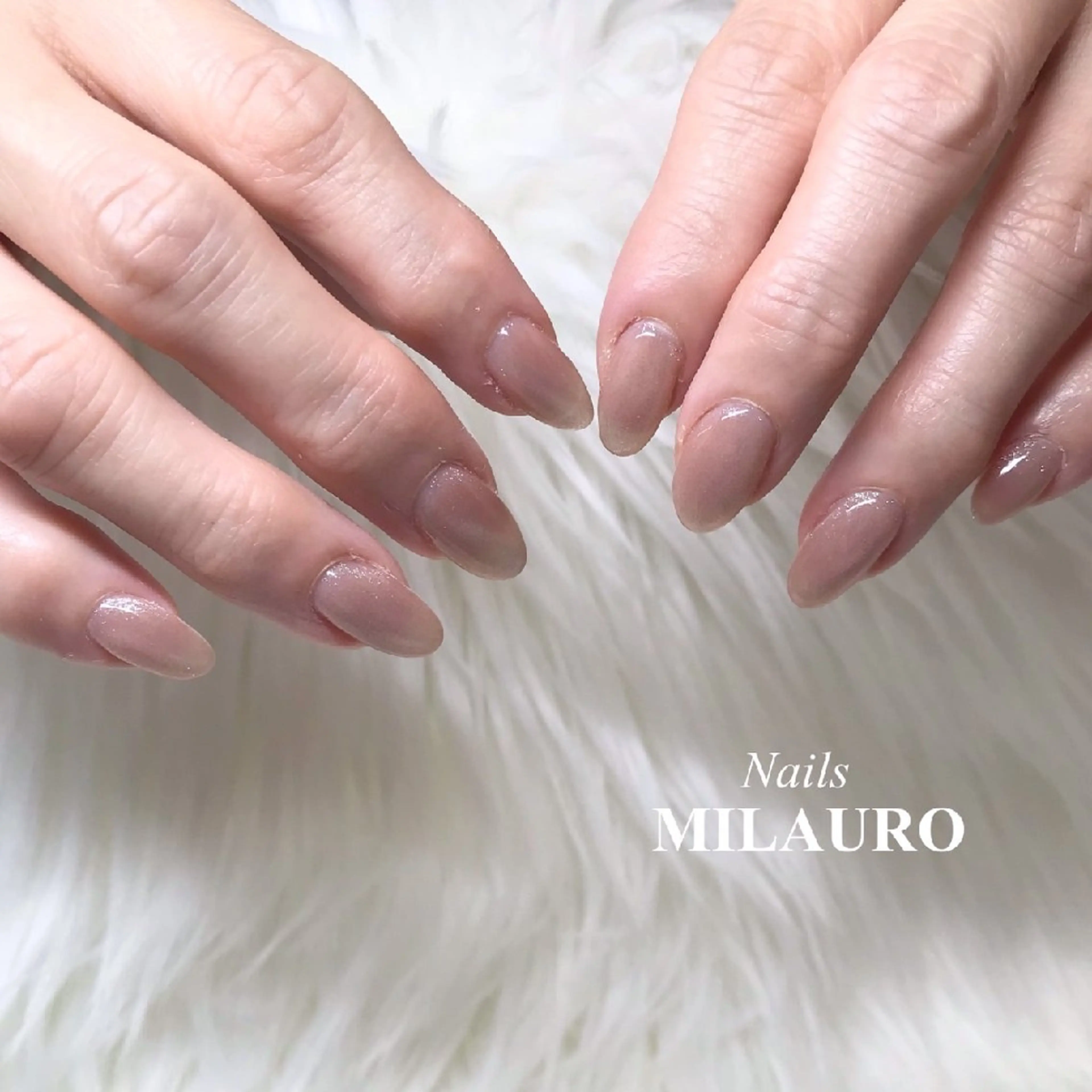 ネイル ジェルネイル マグネットネイル ハンドネイル Nails MILAURO所属・MIYUKI /大人シンプルネイルのネイルデザイン